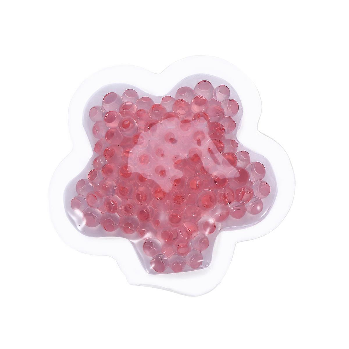 Flower Shape Hot Pack Relief For Physiotherapy Tool Pink 8CM 1Pcs