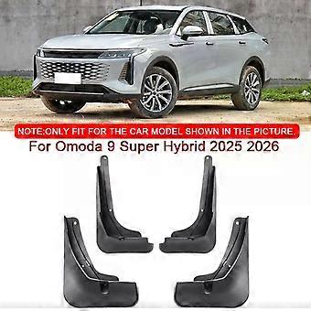 For Omoda 9 Super Hybrid 2025 2026 Car Styling ABS Car Mud Flaps Splash Guard Mudguards MudFlaps Front Rear Fender Accessories