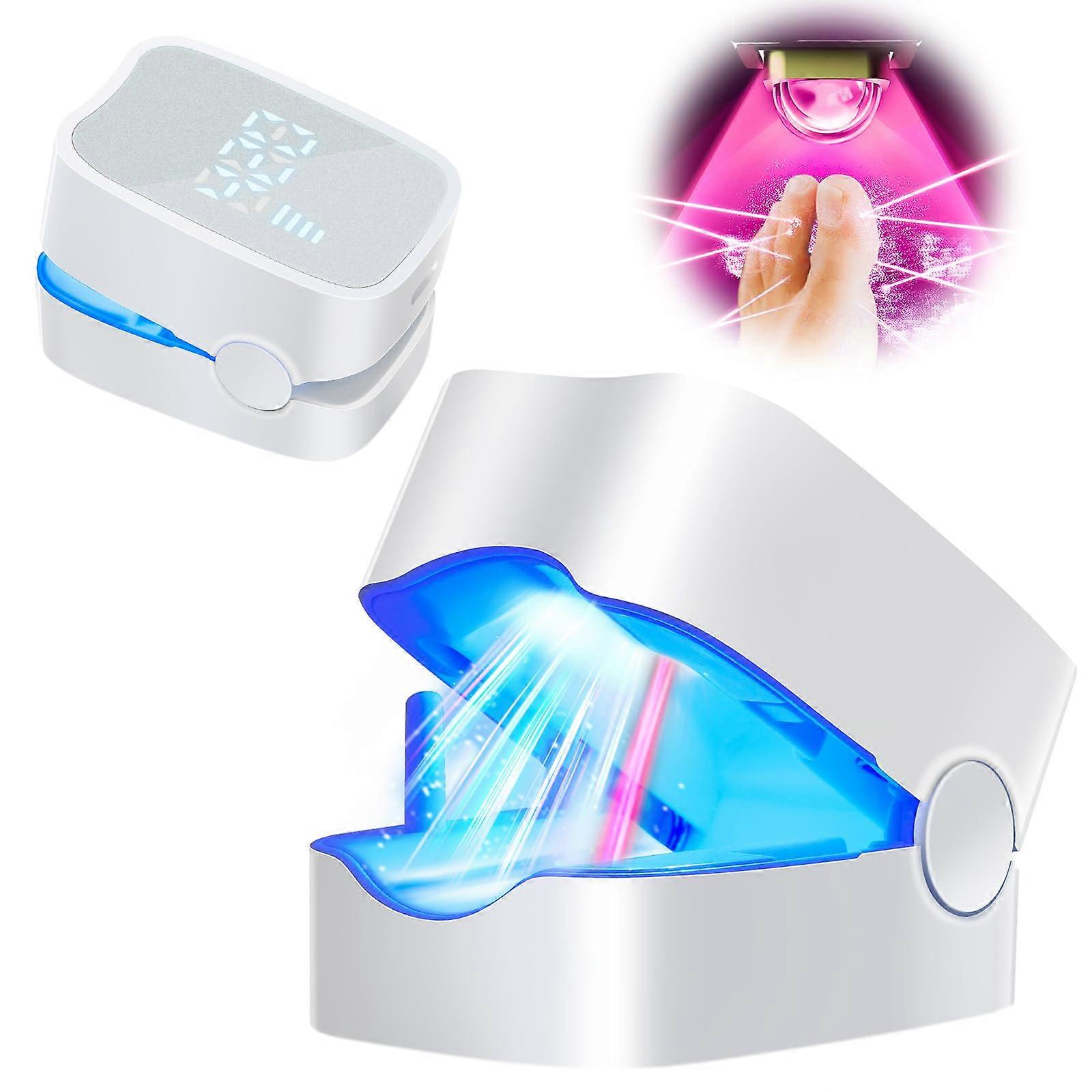 Nail Fungus Laser Treatment Device with Timer, 3 Blue Diodes & 1 Infrared, Fast Results in 21 Days