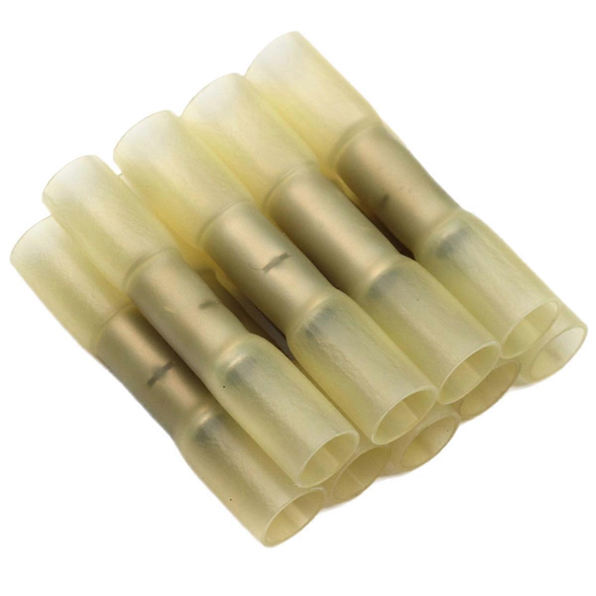 100PCS Heat Shrink Connectors Insulated Waterproof Crimp Terminals Seal Butt Electrical Wire Connec