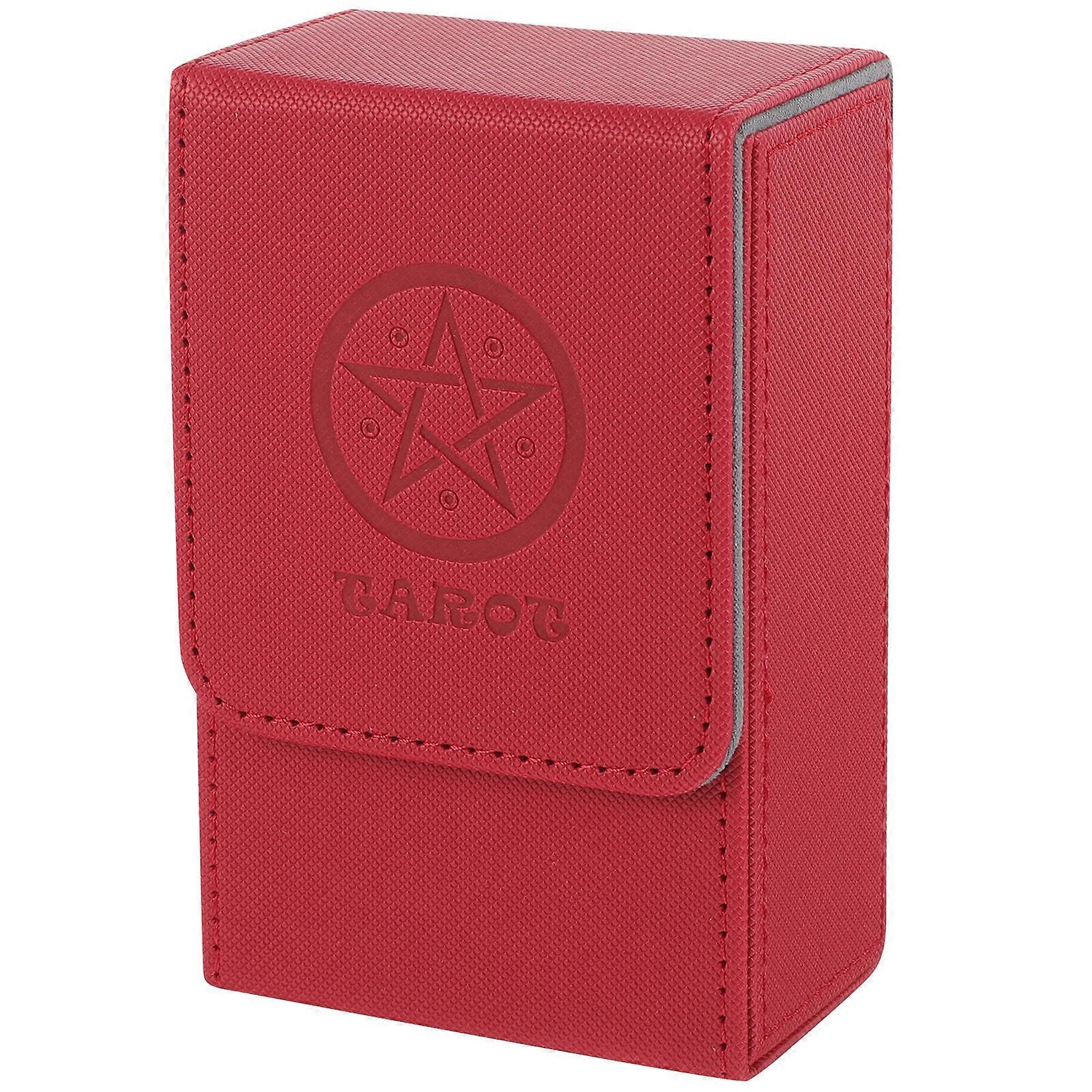 Tarot Cards Container For Travel And Gifting Made Of PU Material In Rectangular Shape With Excellent Storage Functions 1Set
