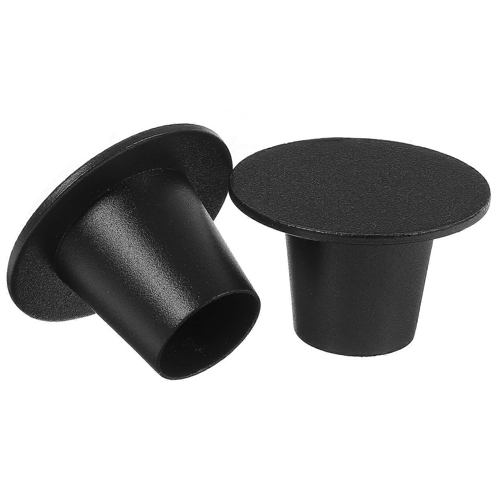 2 pcs Black Candle Holders Retro Style Small Candlestick for Wedding
