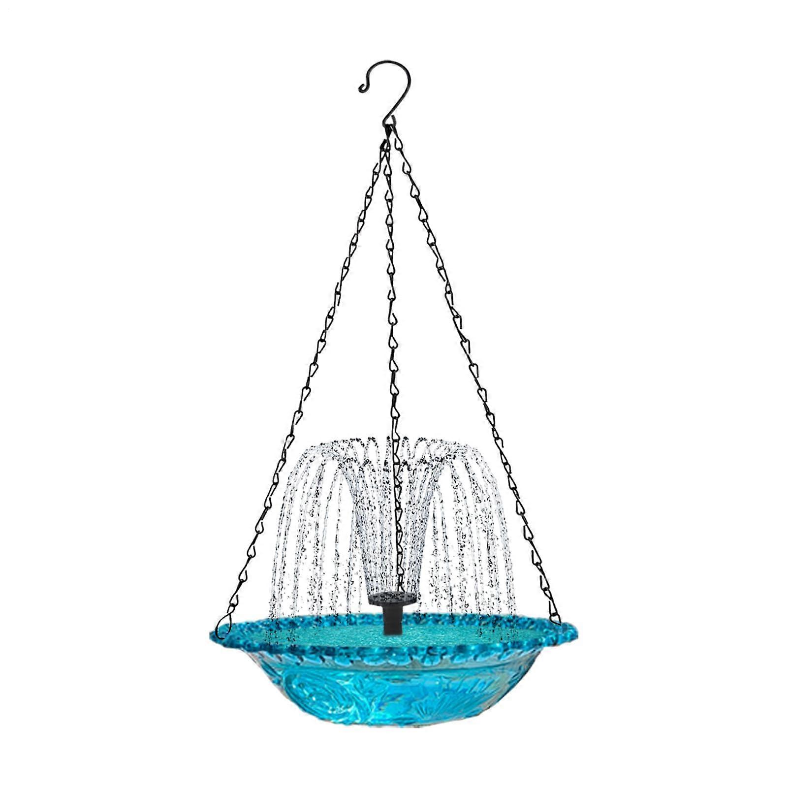 Solar Bird Bath Fountain with Elegant Water Feature, Outdoor Hummingbird Attractor, Durable Garden Decor for Patio and Yard