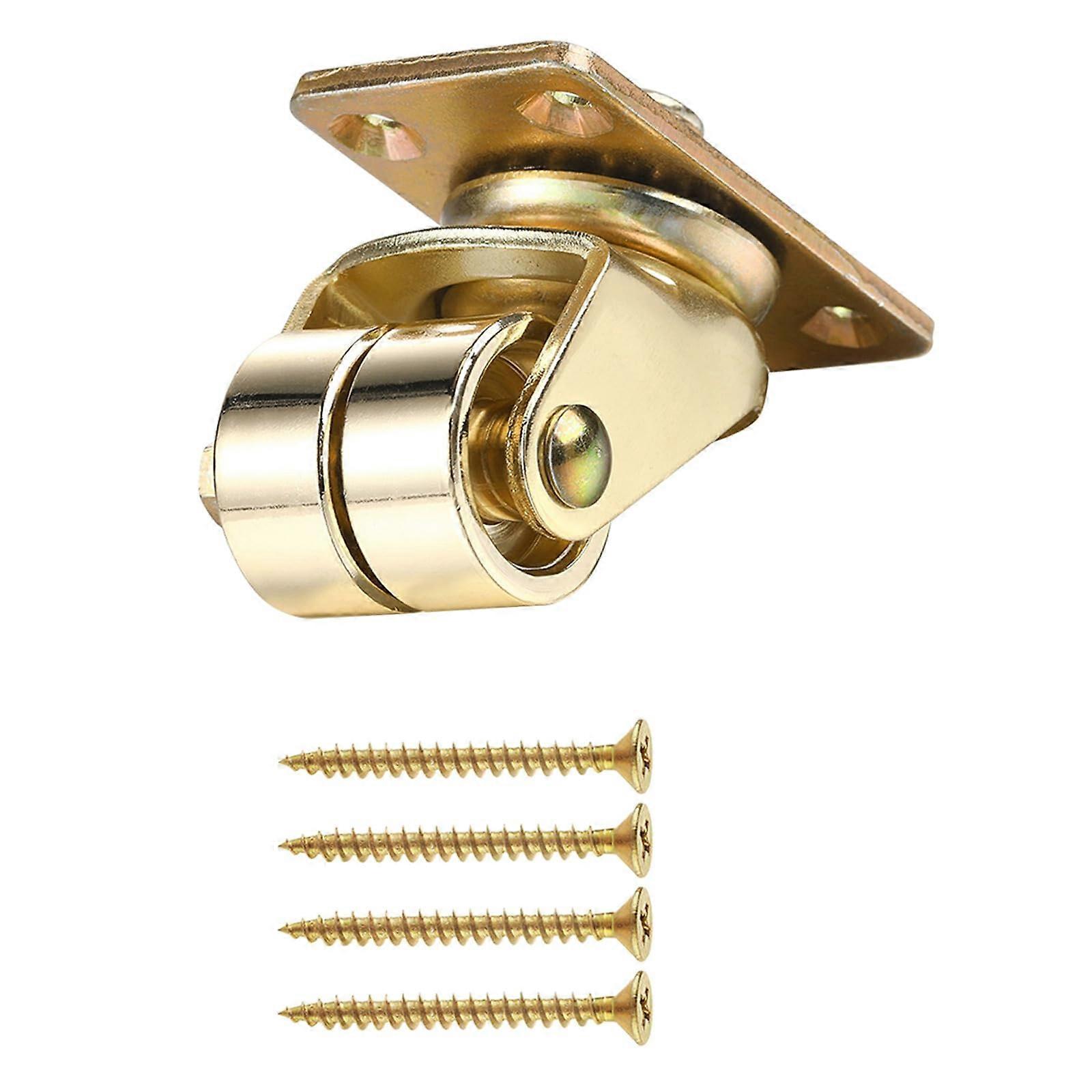 Rizinusräder Trundle Caster für Aufrechte Klaviere, Doppelrad Ersatzräder in Gold, Hochwertige Klavierräder