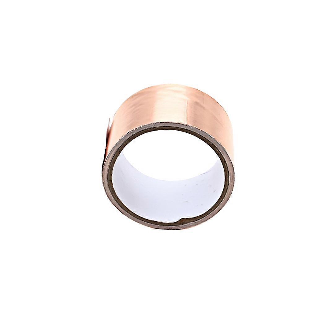 DIY Copper Foil Tape in Rose Gold Color for Musicians and Electronic Engineers for Guitar Maintenance and Electronic Device Assembly 1 Roll