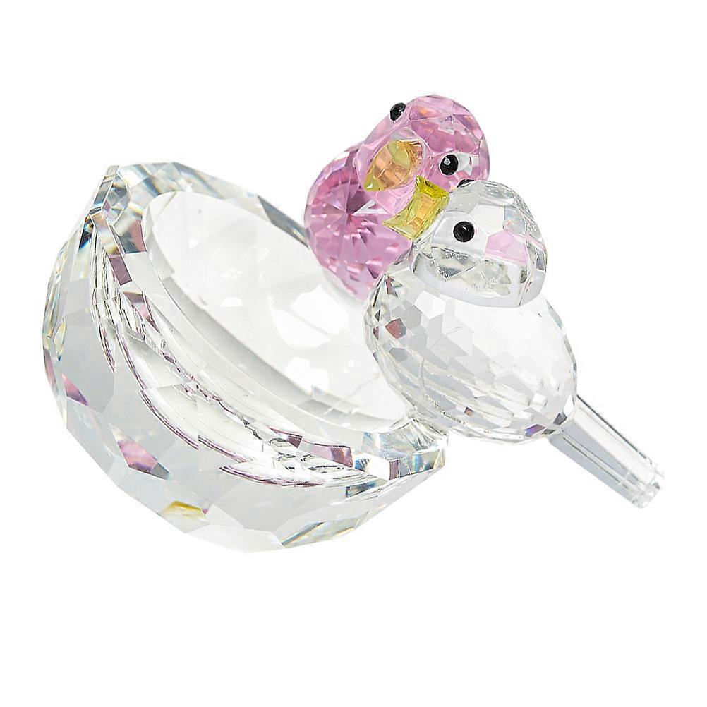 Small Bird Nest Decoration Design For Garden Office Home Couples 2.95X2.95X1.97in Unique Favor Choice 1Set