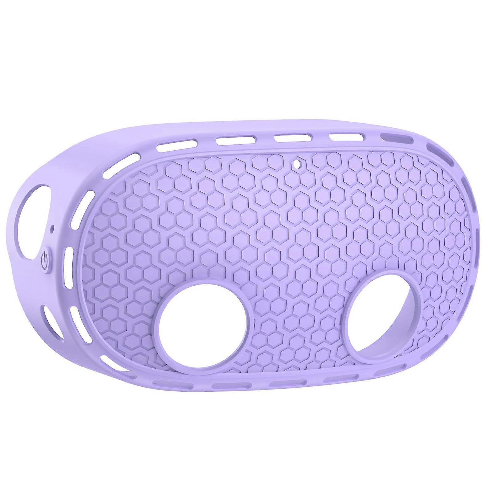 Shockproof silicone case, compatible with 3S VR headset, stylish purple.