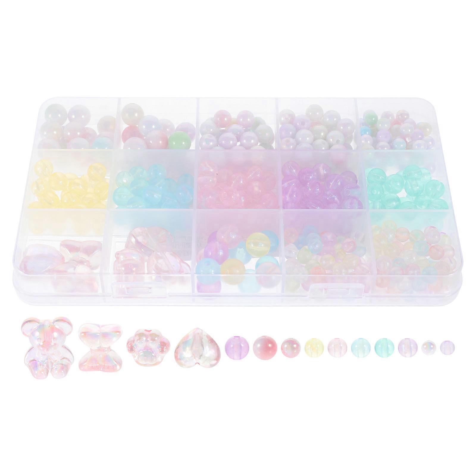 Spacer Beads for DIY Crafting Enthusiasts with Smooth Texture and Round Shape in Assorted Color 1 Set