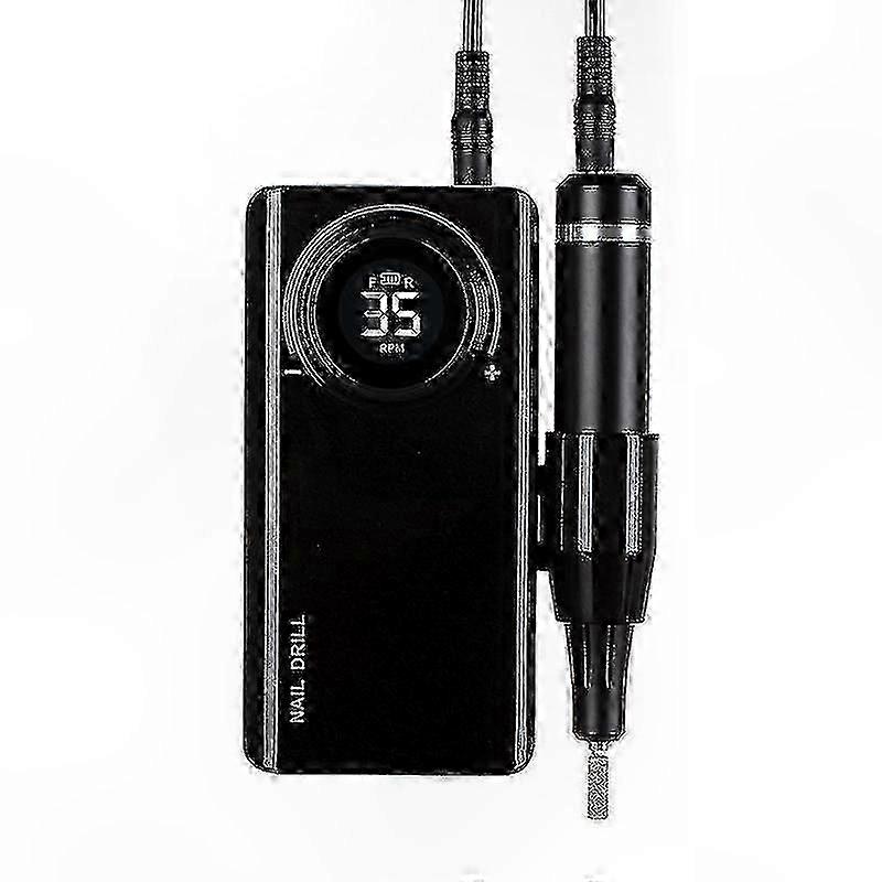 Rechargeable Nail Drill with LCD Display for Manicure Pedicure Quiet Operation 35000 RPM Professional Tool