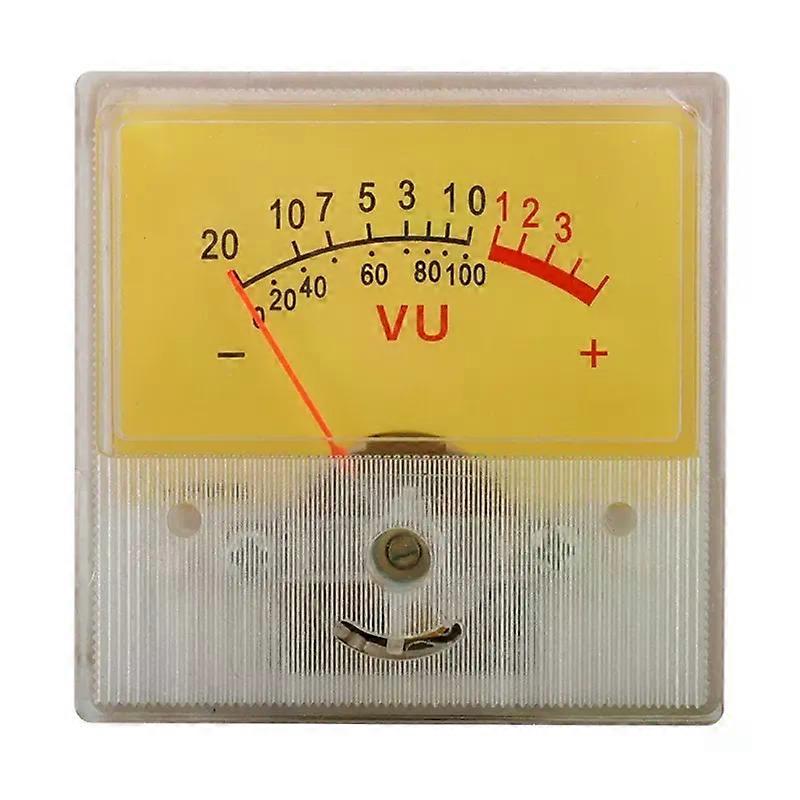 Portable VU Meter Pointer Digital Power Amplifier DB Level Indicator Used for Home Theater Mixer Plastic 40JE