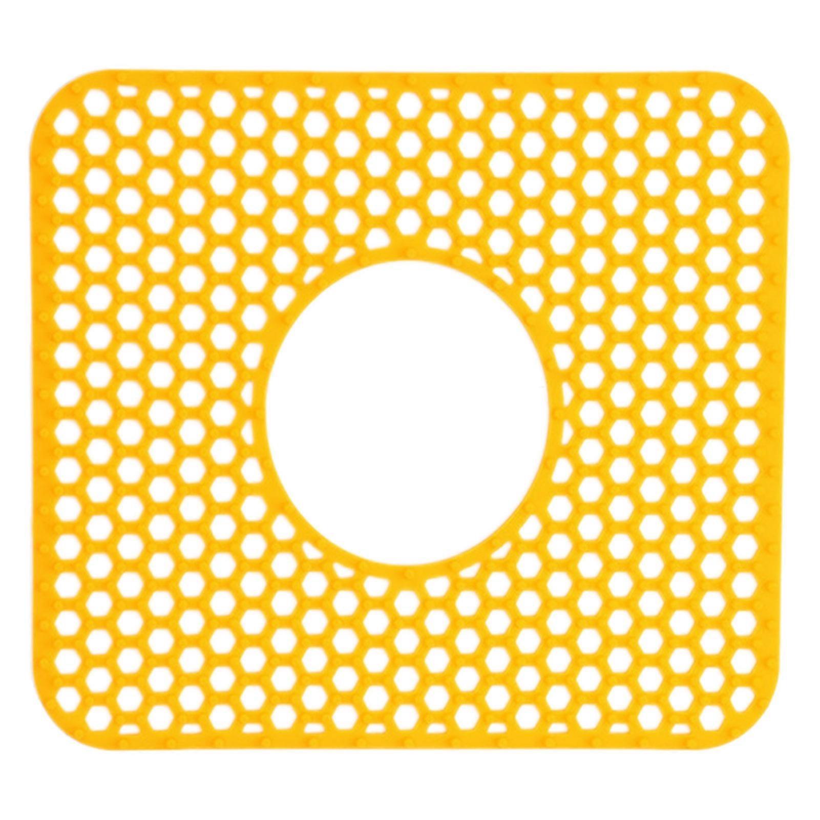 Premium Silicone Sink Protector - Heat-Resistant, Non-Slip Dish Drying Mat with Drainage Holes for Kitchen Use, Multi-Purpose Countertop Protector