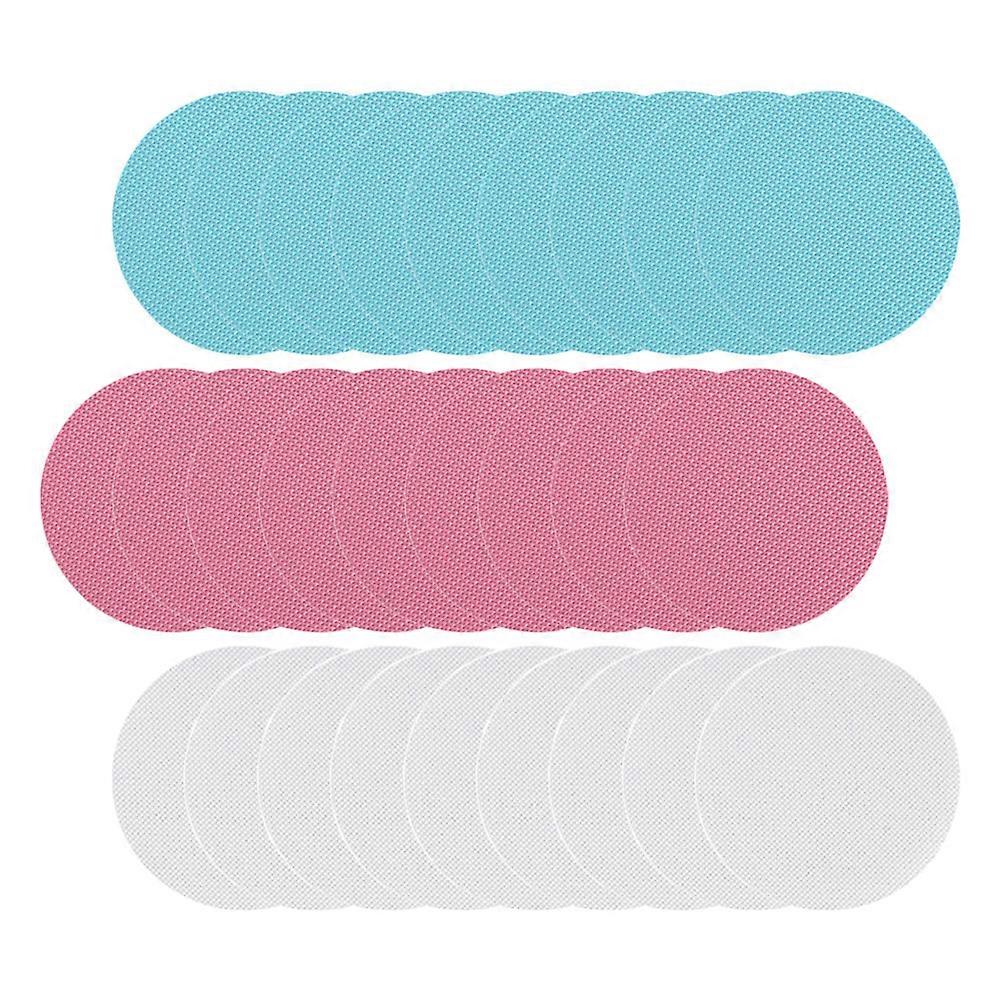 36Pcs Round Floor Stickers Non-Slip Adhesive Bathing Stickers for Homeowners and Families Assorted Color Waterproof Design