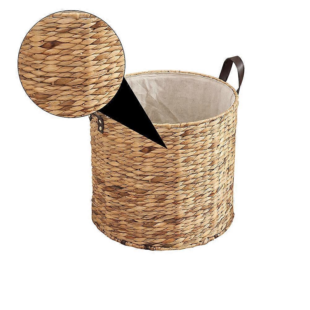 Heavy Duty Laundry Basket 1Pack Hand-Woven Storage Basket For Home Use Assorted Color Clothing Storage