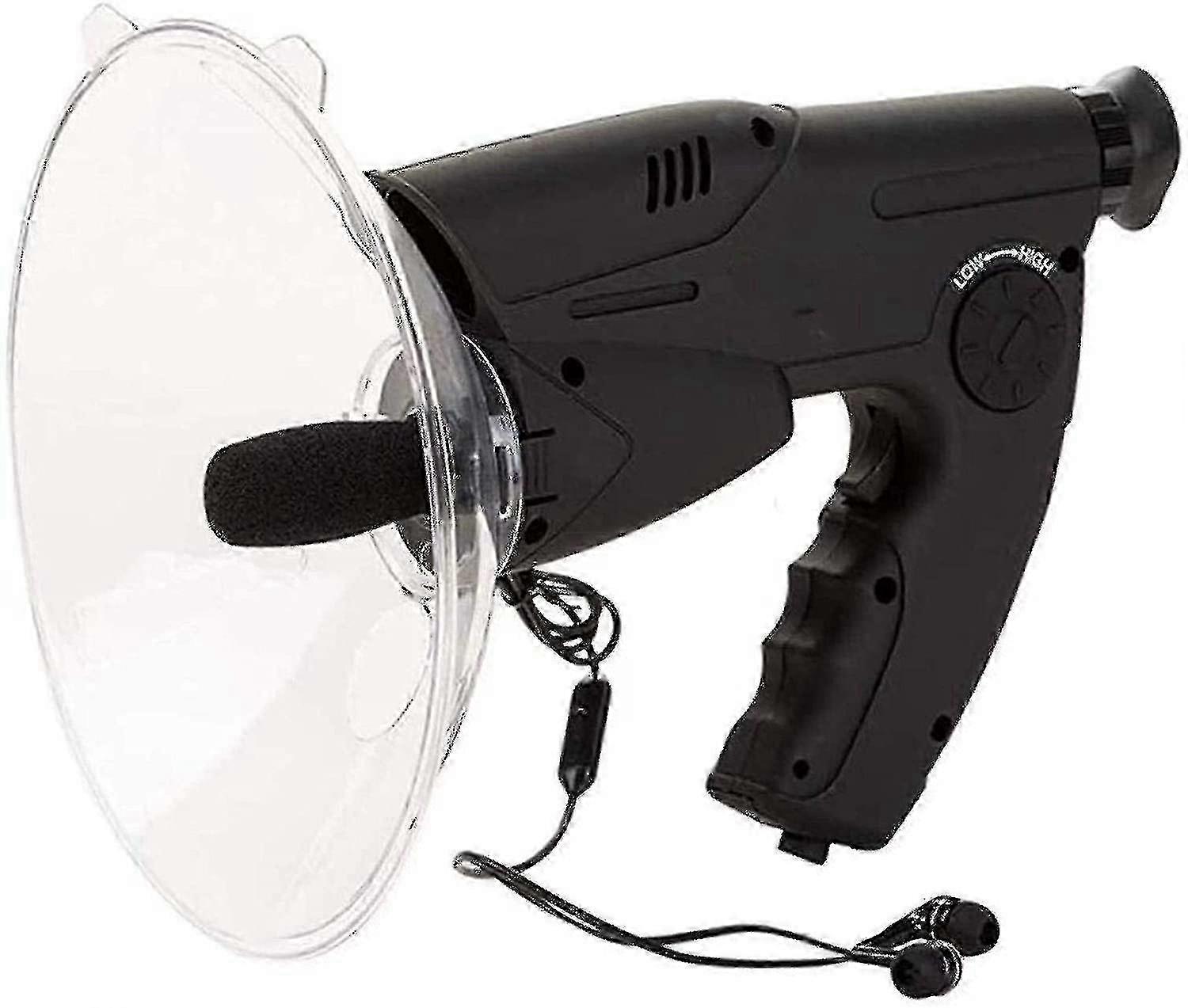 2025 Microfone Parabólico Direcional Monocular X8 Bionic Ear Pássaro de Longa Distância