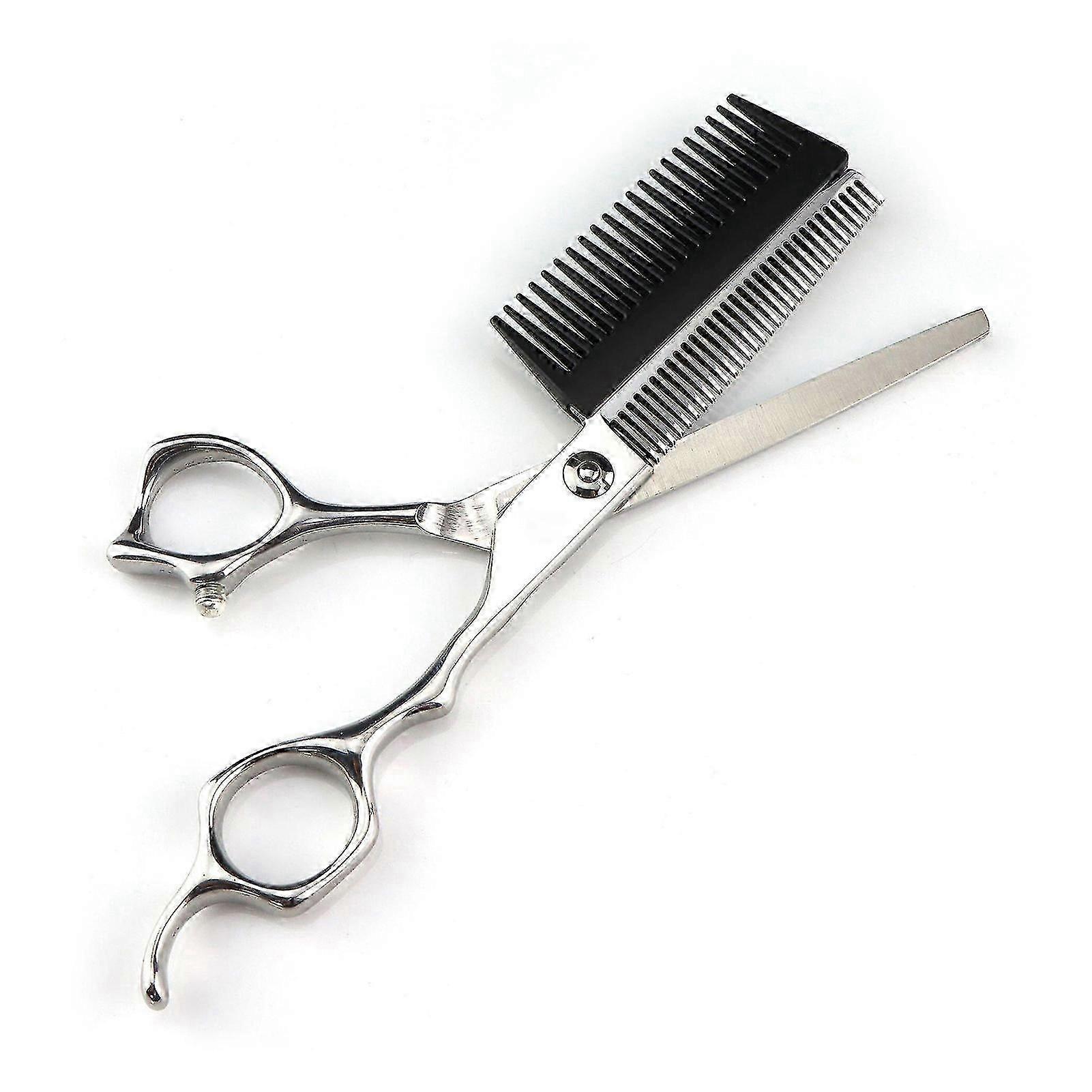 2025 2 In 1 Hair Scissors With Comb Easy Using Reusable Hair Scissors for Hair Salon