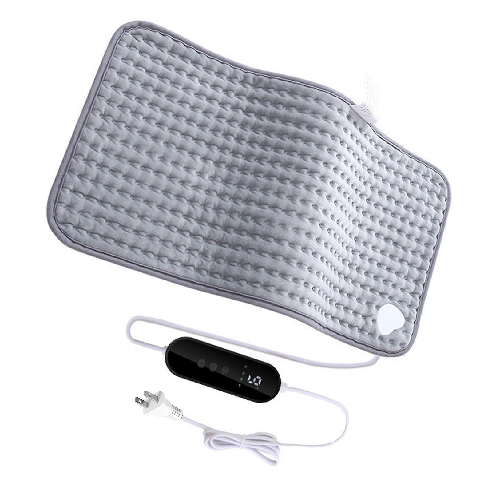 Fast Heating Electric Pad with Overheat Protections Soft Fleece Long Term Warmth  43X84