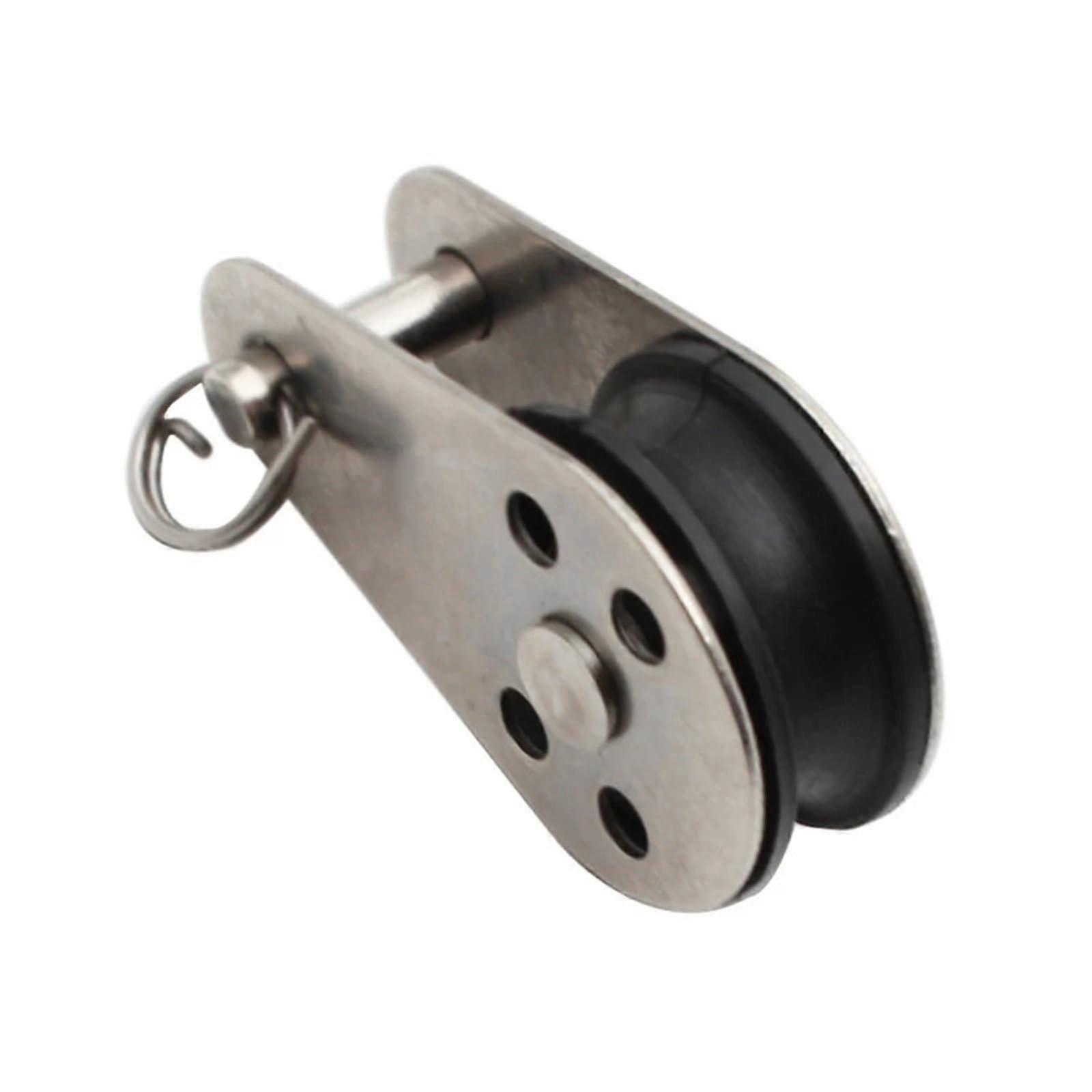 Pulley Block Stainless Steel M25 For Wire Rope Lifting Hanging Towing Track Roller
