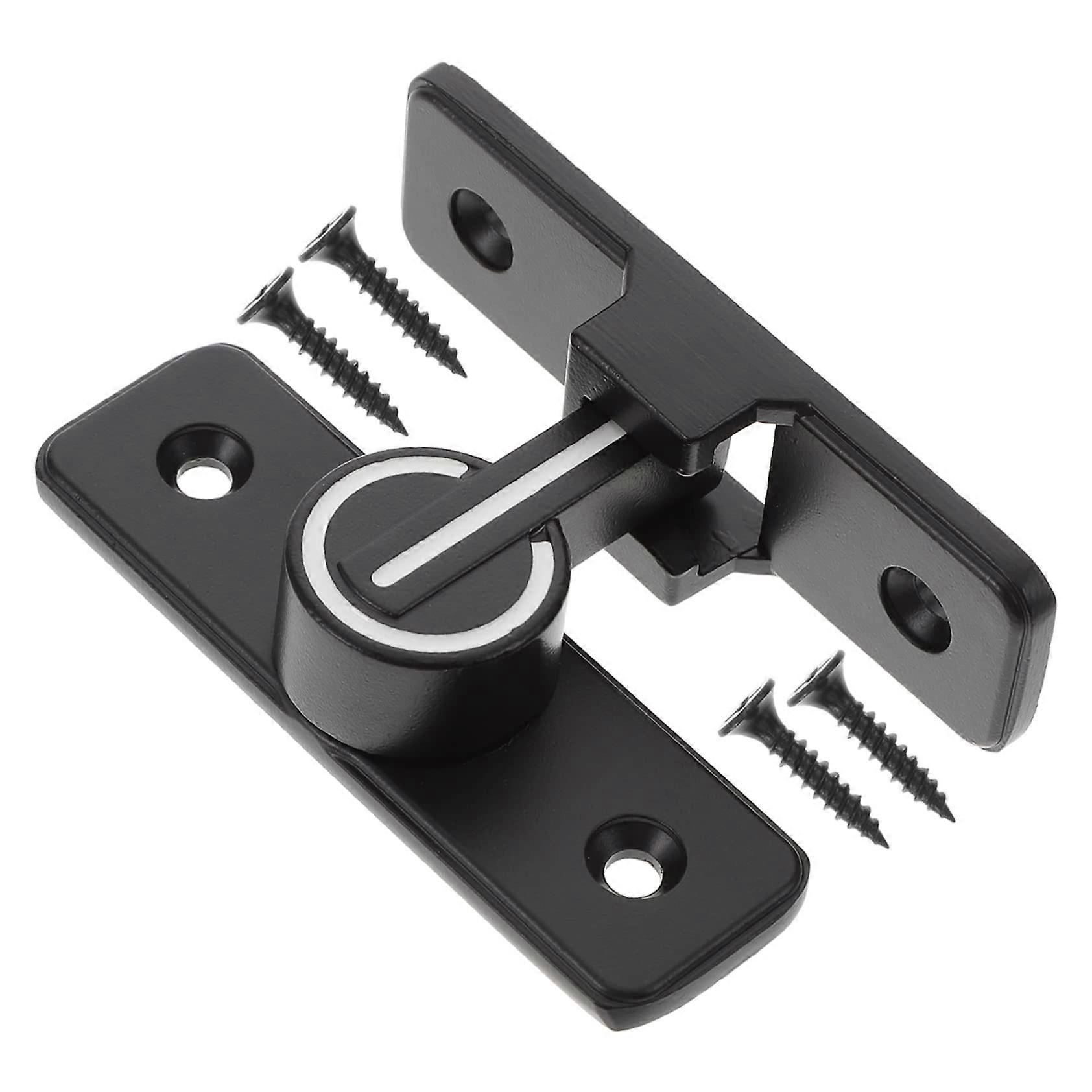 Sliding Door Lock with Glow-in-the-Dark Feature for Indoor Use, Rust-Resistant Security Bolt for Garages