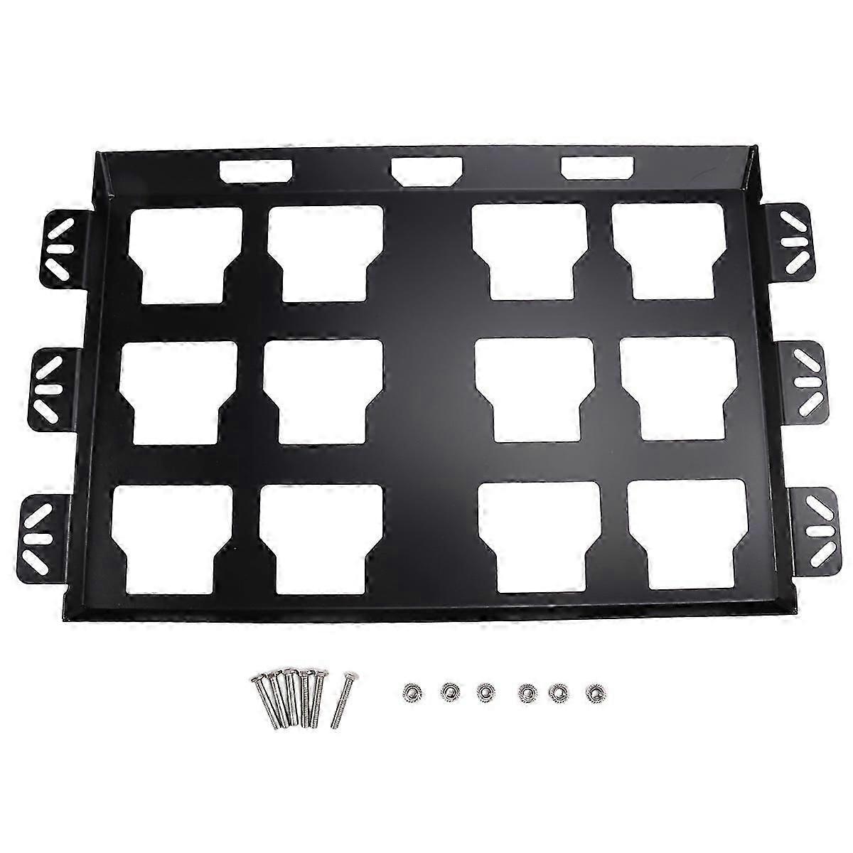 Tool Storage Rack Toolbox Holder Wall-Mounted Toolbox Rack for Tool Storage and Organization Systems