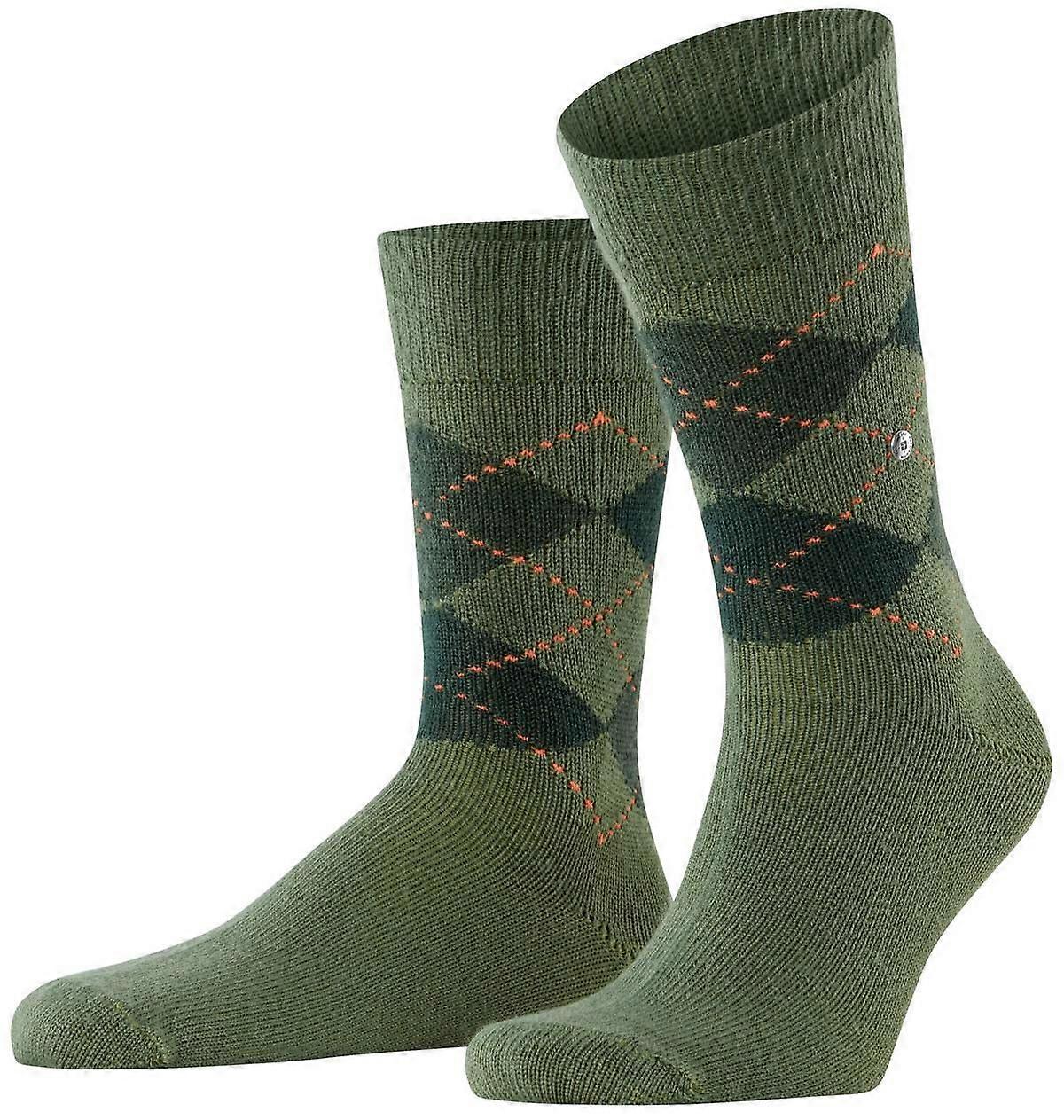 Burlington Preston Socks - Asparagus Green