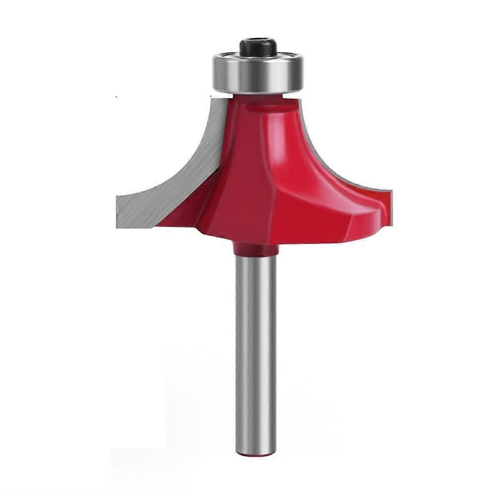 Milling Cutter Roundover Edging Router Bit 1/4 Inch Shank Tungsten Carbide Corner Rounding Tool 1 1/2 Inch Diameter