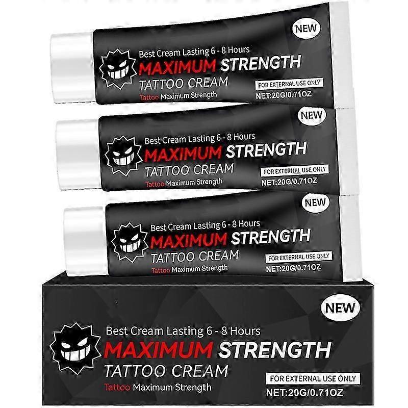 Tattoo Numibing Cream Gel 20 Grams- Up to 6 Hours Extra Strength for Tattoos