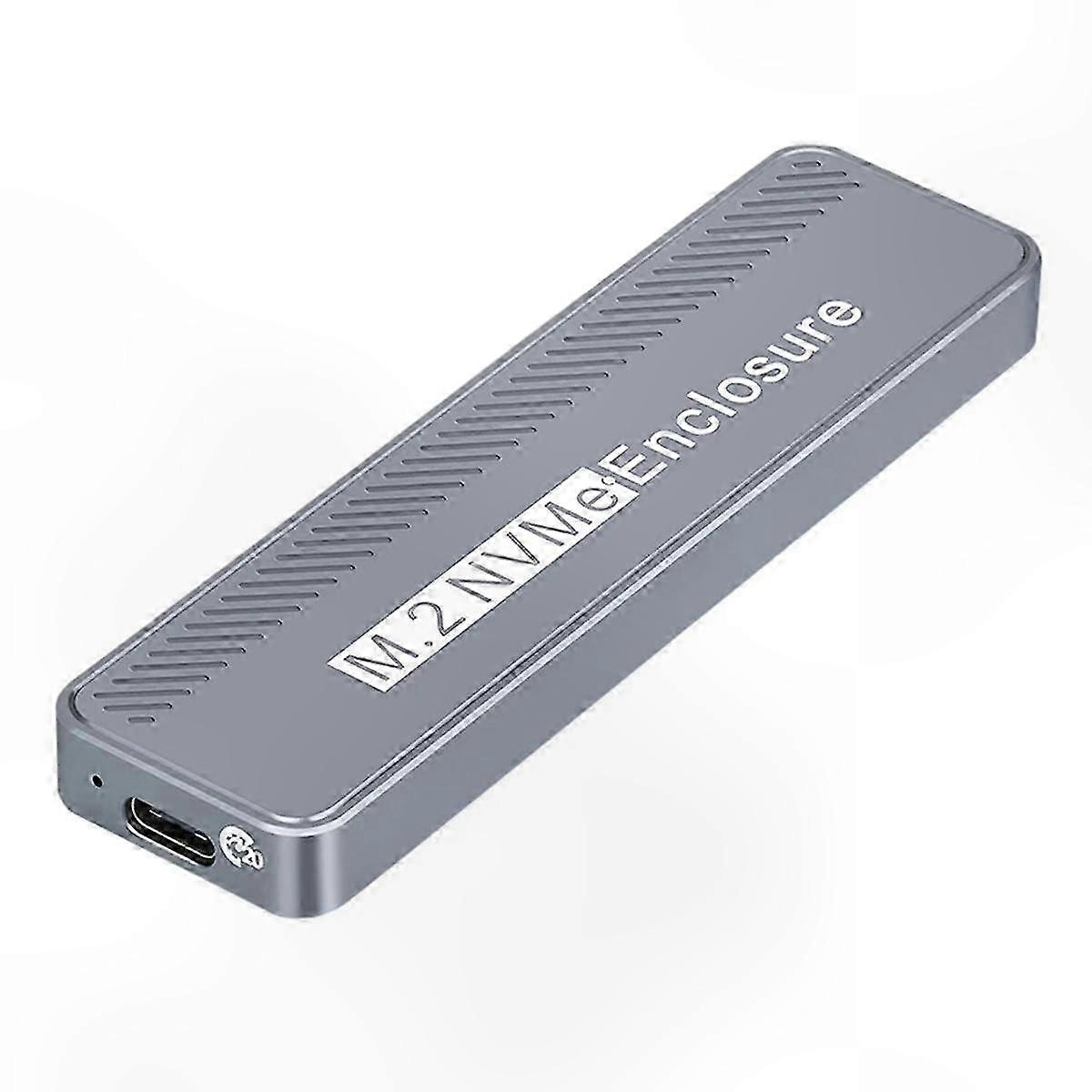 M.2 NVMe SSD Enclosure Hard Drive Box 20Gbps Hard Drive Case Type-C USB3.2 GEN2x2 Support UASP TRIM for