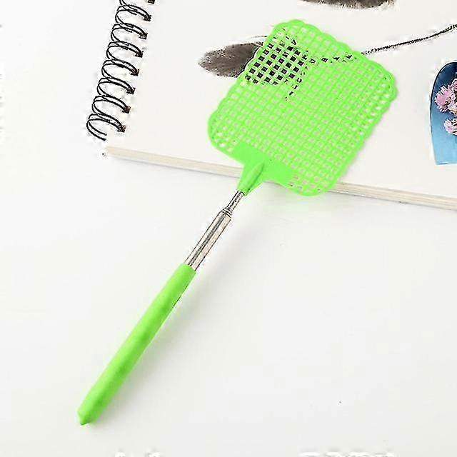 Adjustable Plastic Fly Swatter Home Long Handle Flyswatter Flapper ...