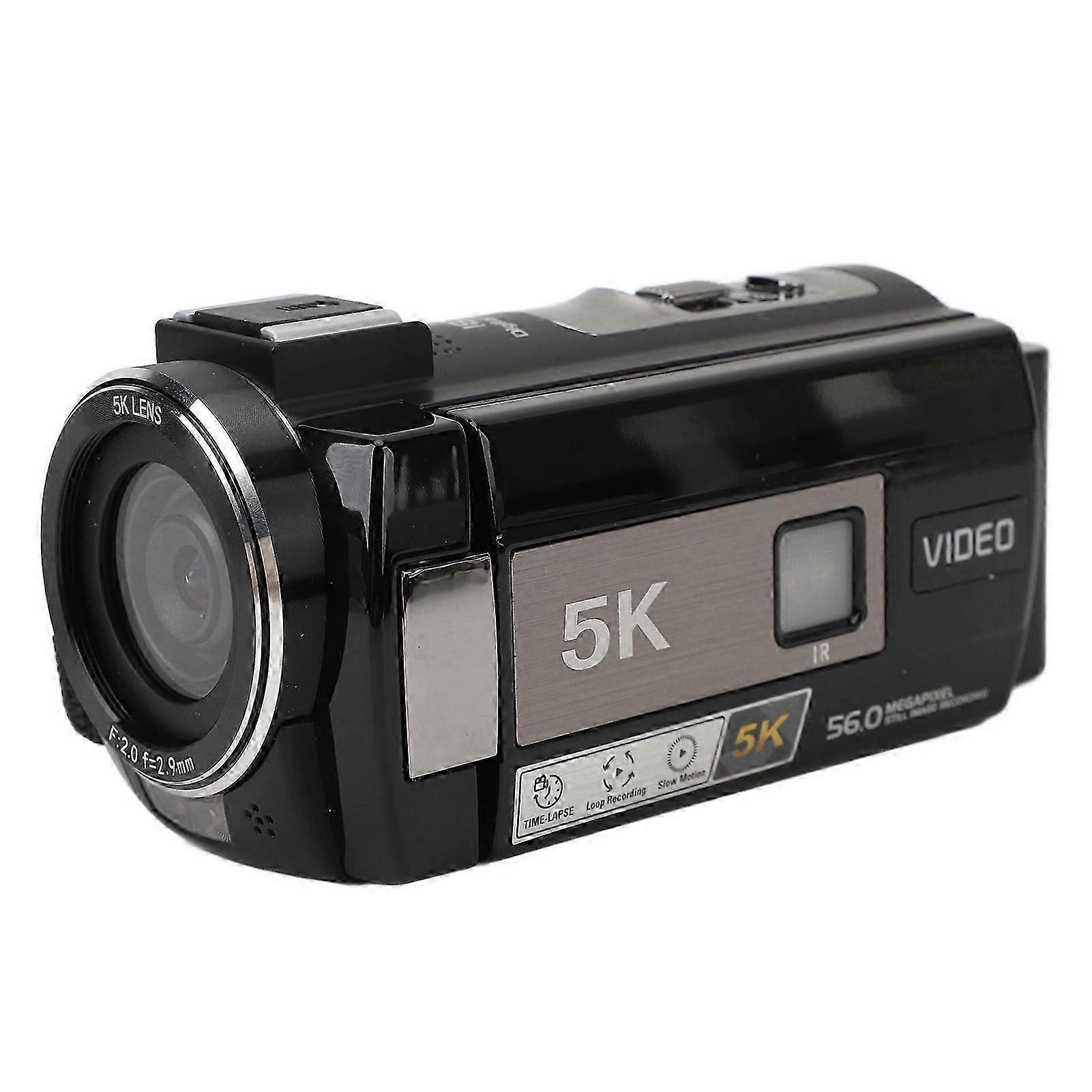 5k Video Camera Camcorder Hd Wifi Digital Camera 3.0in Touchscreen 56mp Vlog Camera For Youtube Filming With Microphone