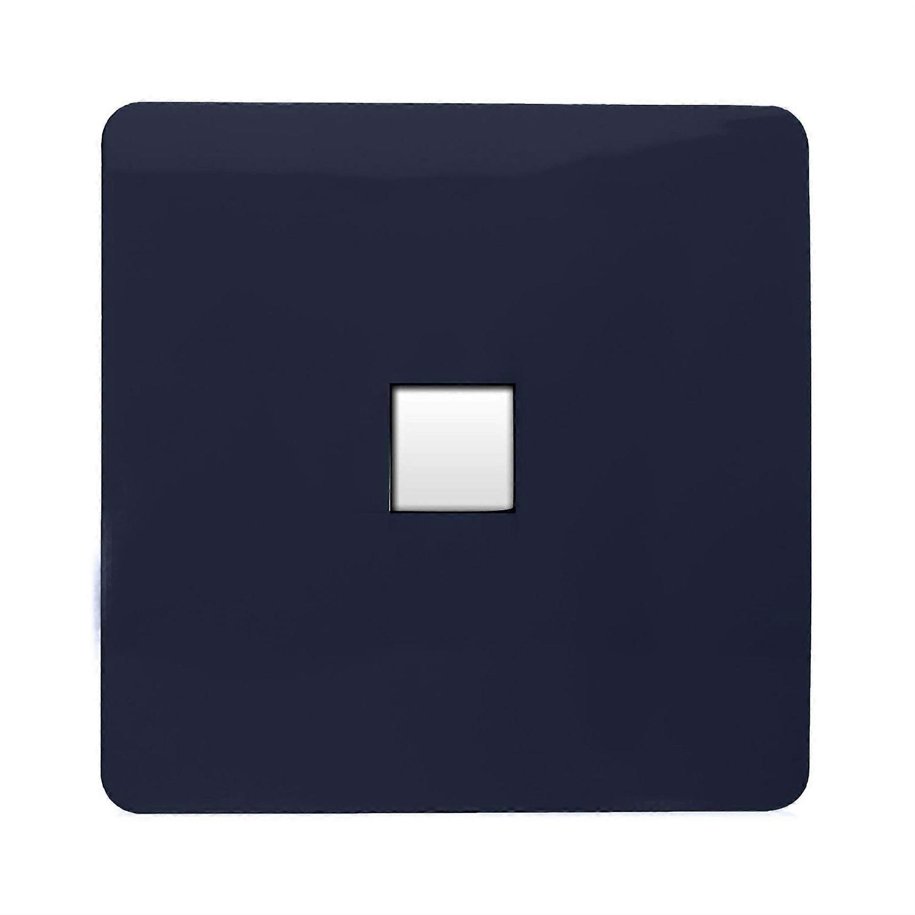 Trendi Artistic Modern Glossy Tactile Telephone Socket Navy