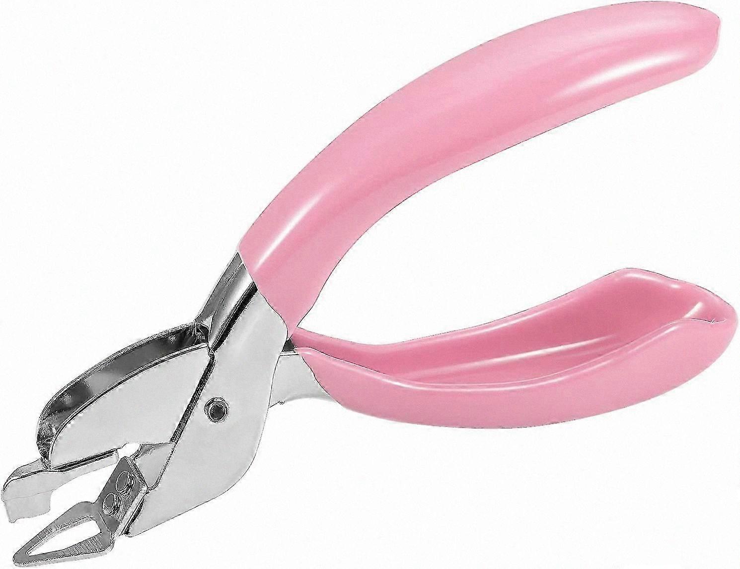 Durable Non-Slip Staple Remover for Home, School, and Office Use (Pink)