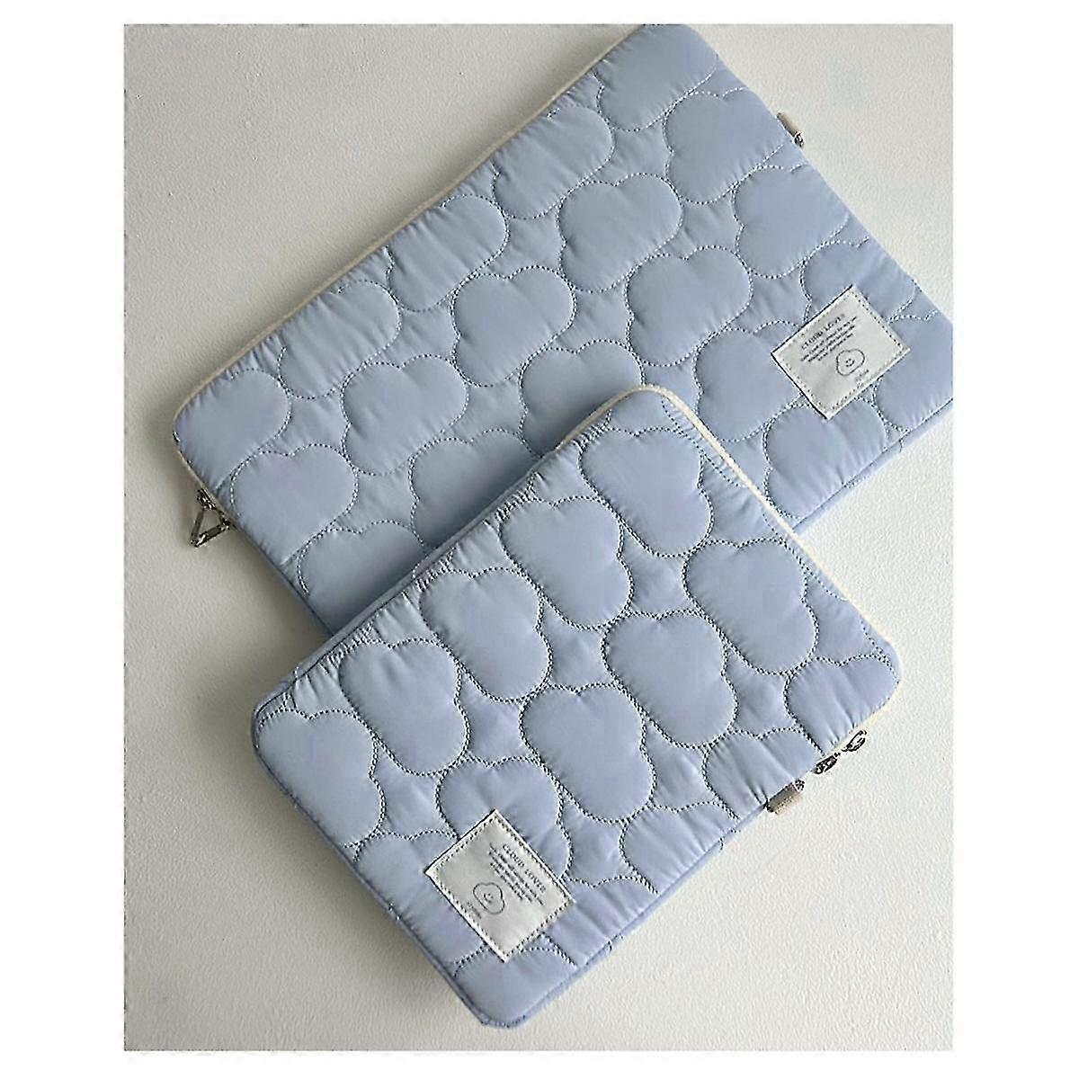 Handheld Shockproof Computer Bag Suitable for 11 Inch Laptop Case Storage Bag White