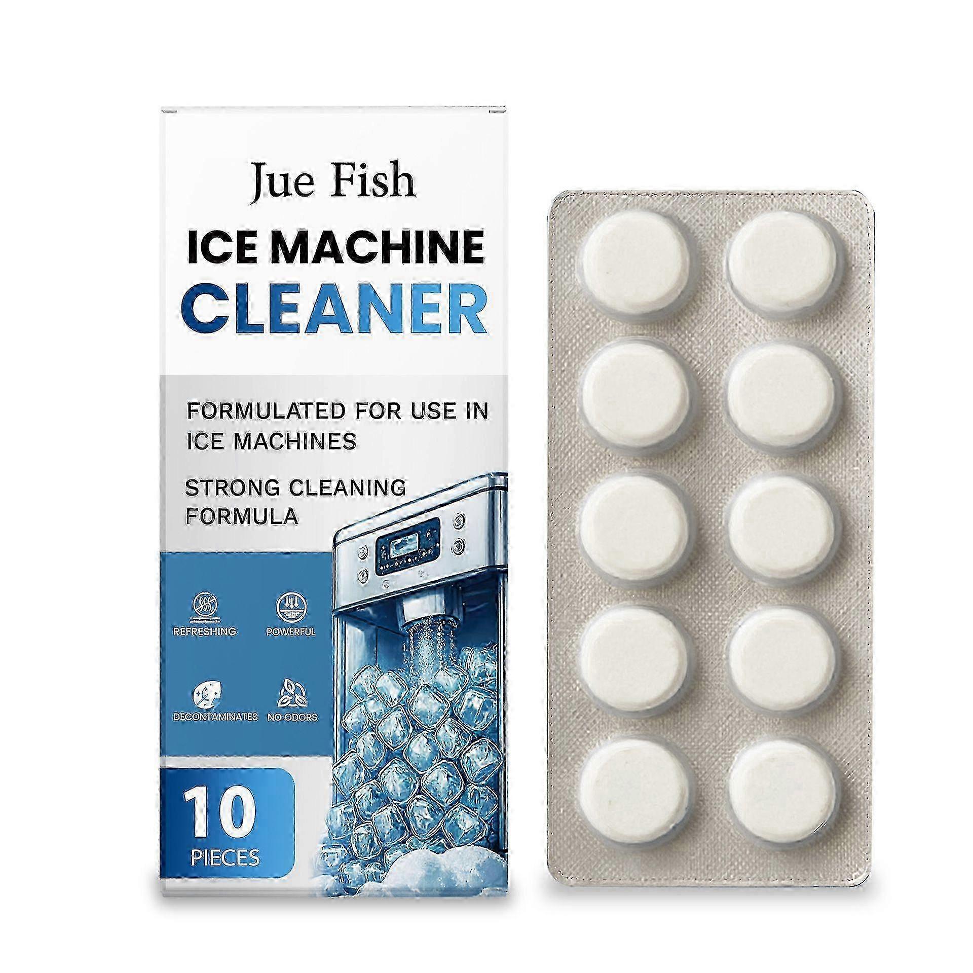 Pastilles de nettoyage pour machine à glaçons à usage domestique - Nettoyage doux, détartrage et désodorisant