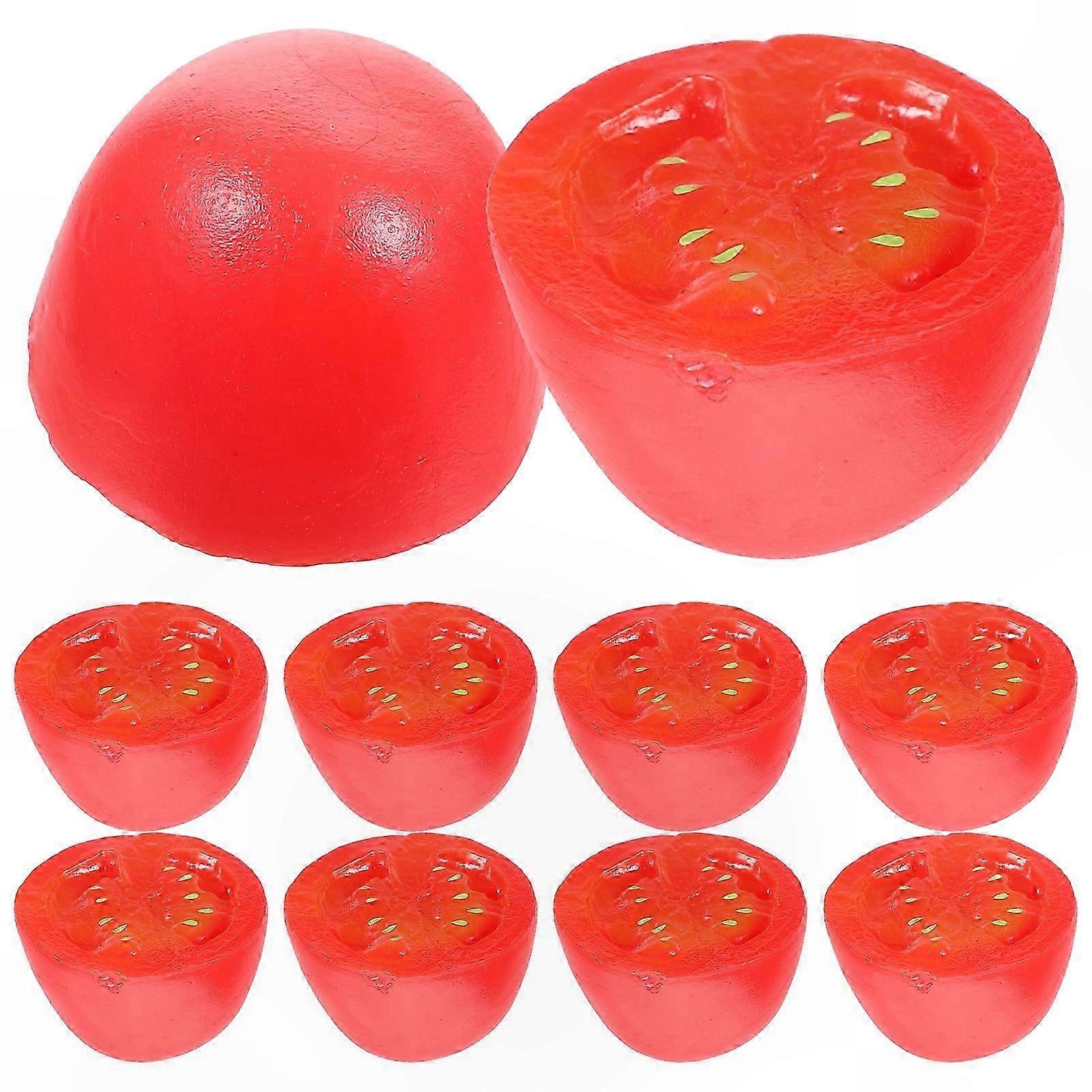 Artificial Cherry Tomato Models Fake Vegetable Props for Crafting and Display