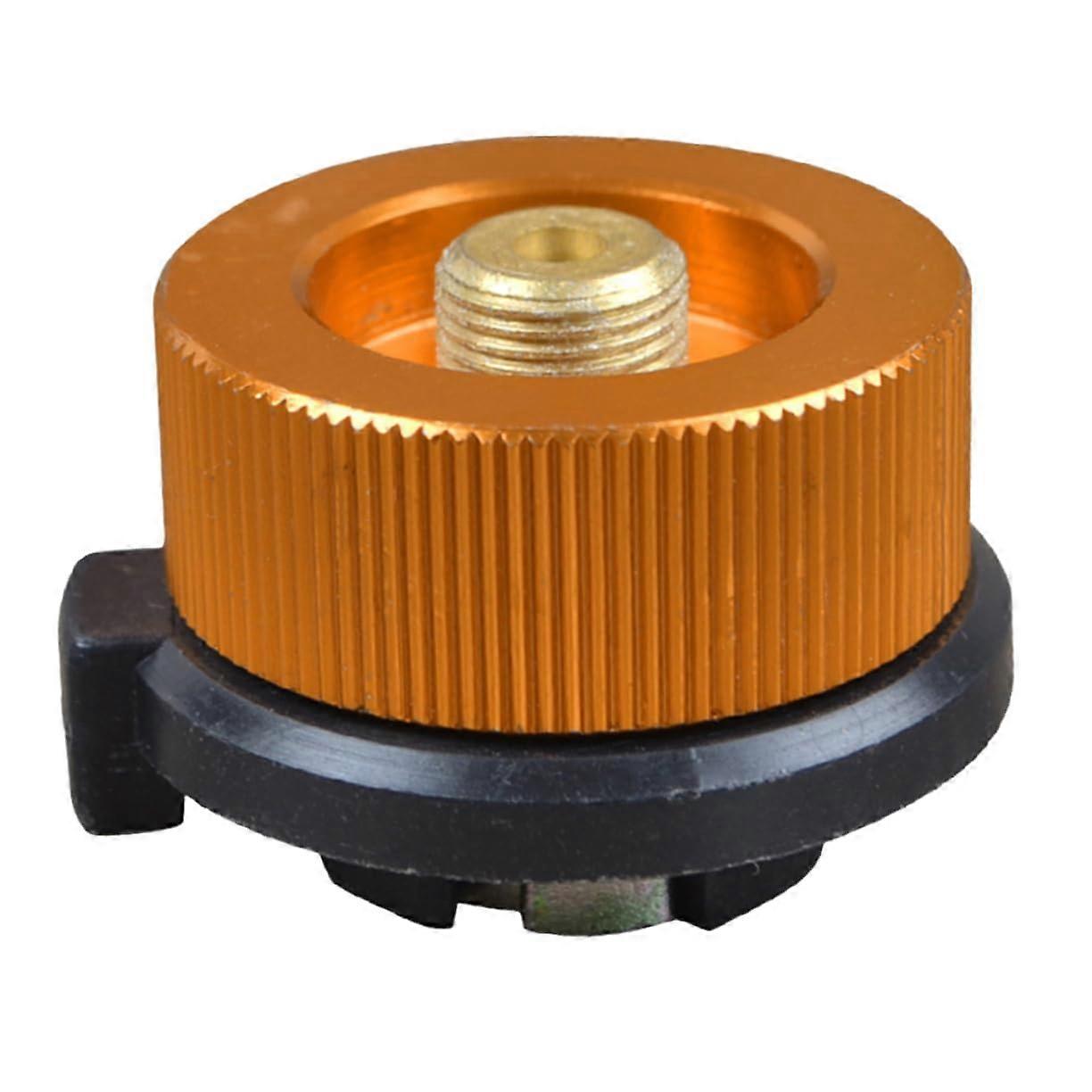 Gas Bottle Adaptor for Camping Stove Brass Transfer Nozzle for Gas Canister, BBQ and Picnic, SplitType Connector