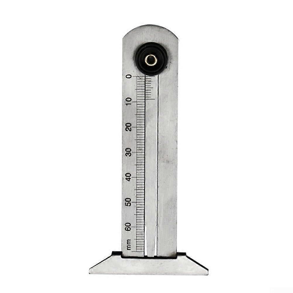 Portable Tire Depth Gauge Tool 060mm Range, Pocket Tire Depth Gauge, Car Tire Tread Depth Gauge, Easy to Read Scale