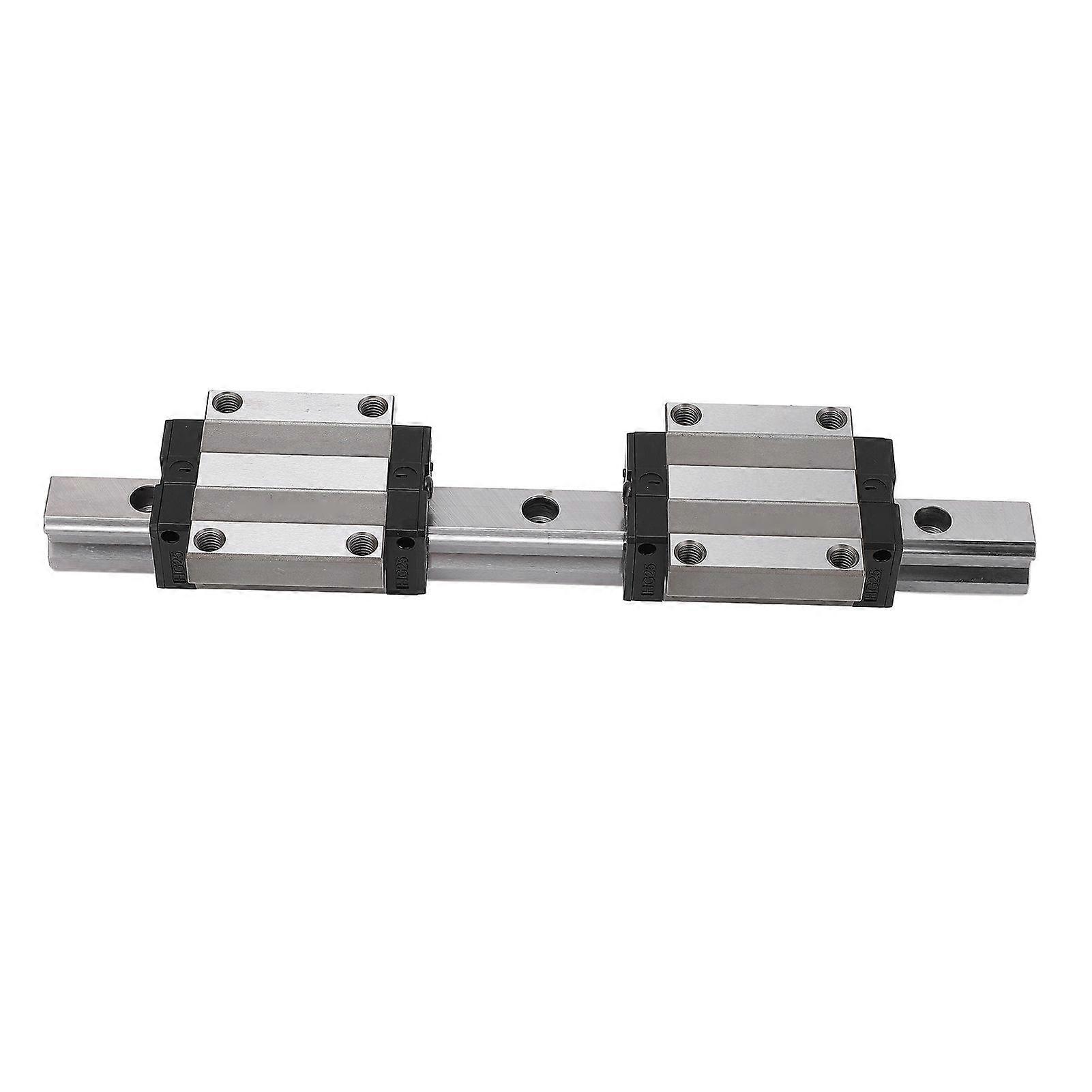 Linear Rail Slide 300mm with 2Pcs HGW25CC Carriage Slider Block CNC Kit Bearing Steel