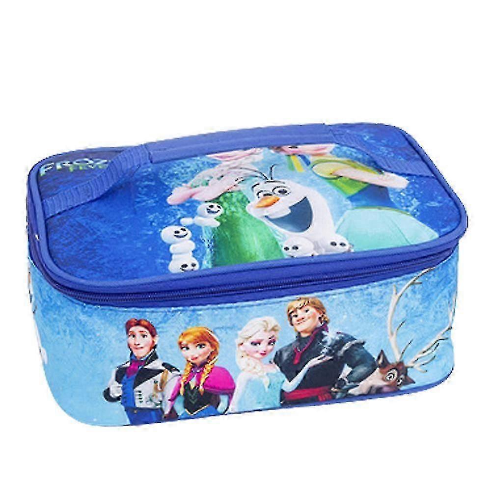Spiderman/frozen/cars Cartoon Lunch Bag For Kids, Cute Insulated Lunch Box Container Reusable Cooler Lunch Bag For Girls And Boys, School Picnic Trave