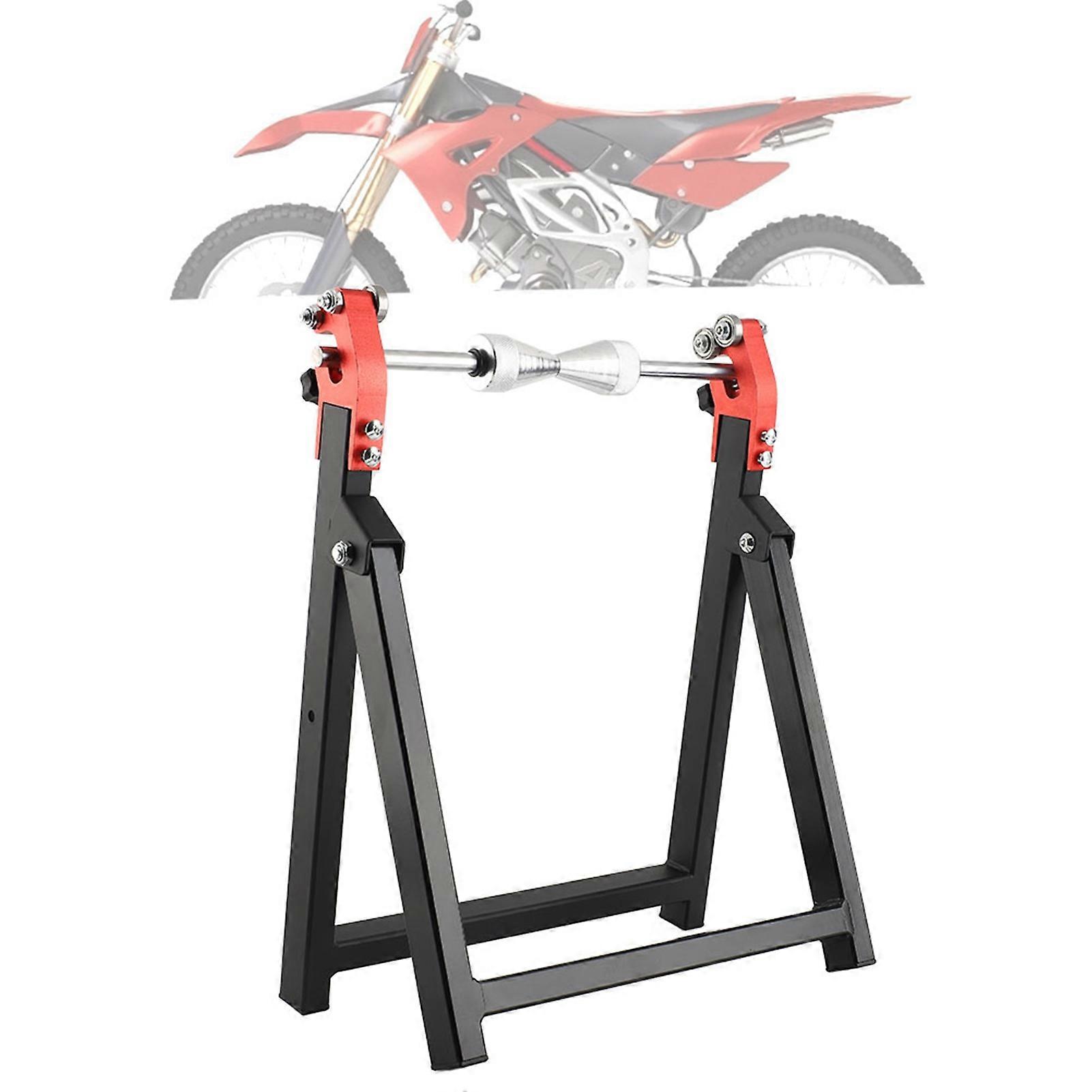 Foldable Motorcycle 5"*23" Wheel Static Balancer Truing Balancing Tire Stand