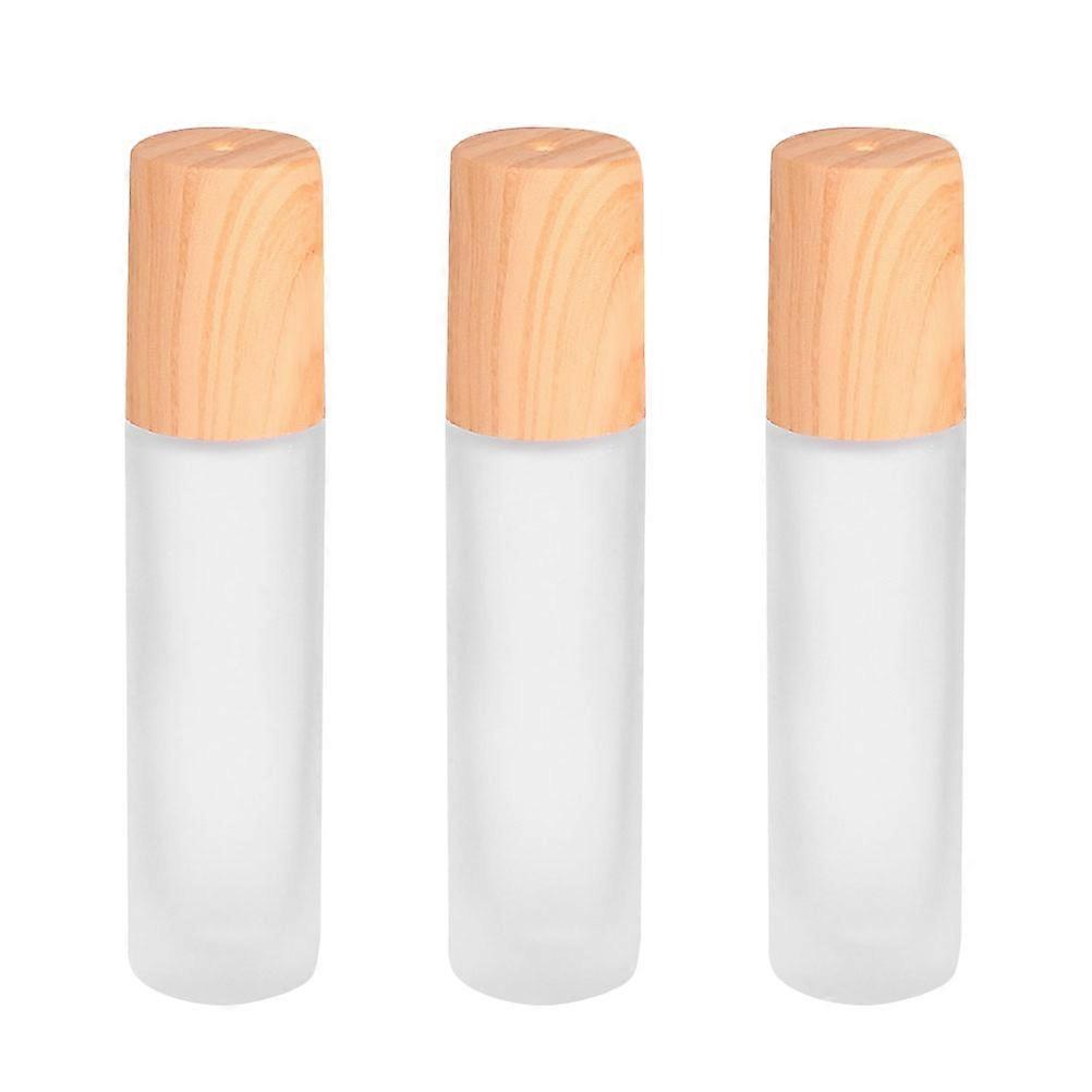 Roll-on Application 3Pcs Glass Vials For Essential Oils Storage Travel Use With Tapered Body