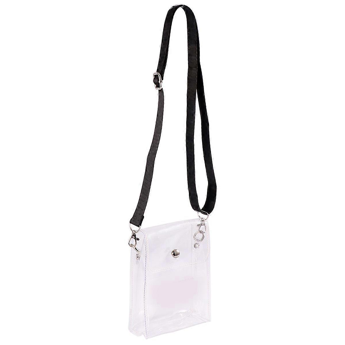 Women Cross Body Bag for Storage Use Transparent PVC Bag