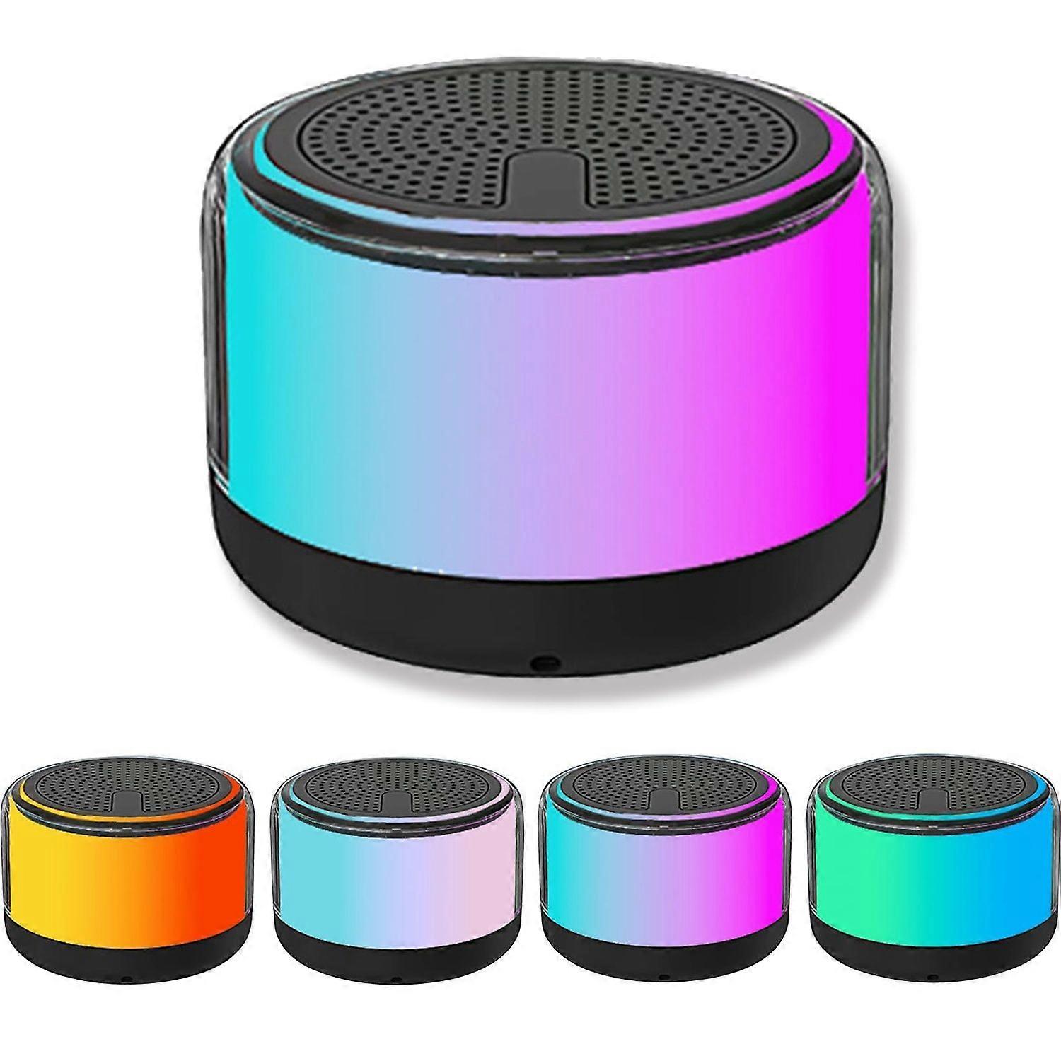 Bluetooth Speaker, Portable Bluetooth Speaker with LED Light, Support TWS Dual Pairing/TF Card Play, Loud Stereo Sound, Wireless Speaker for Travel, O