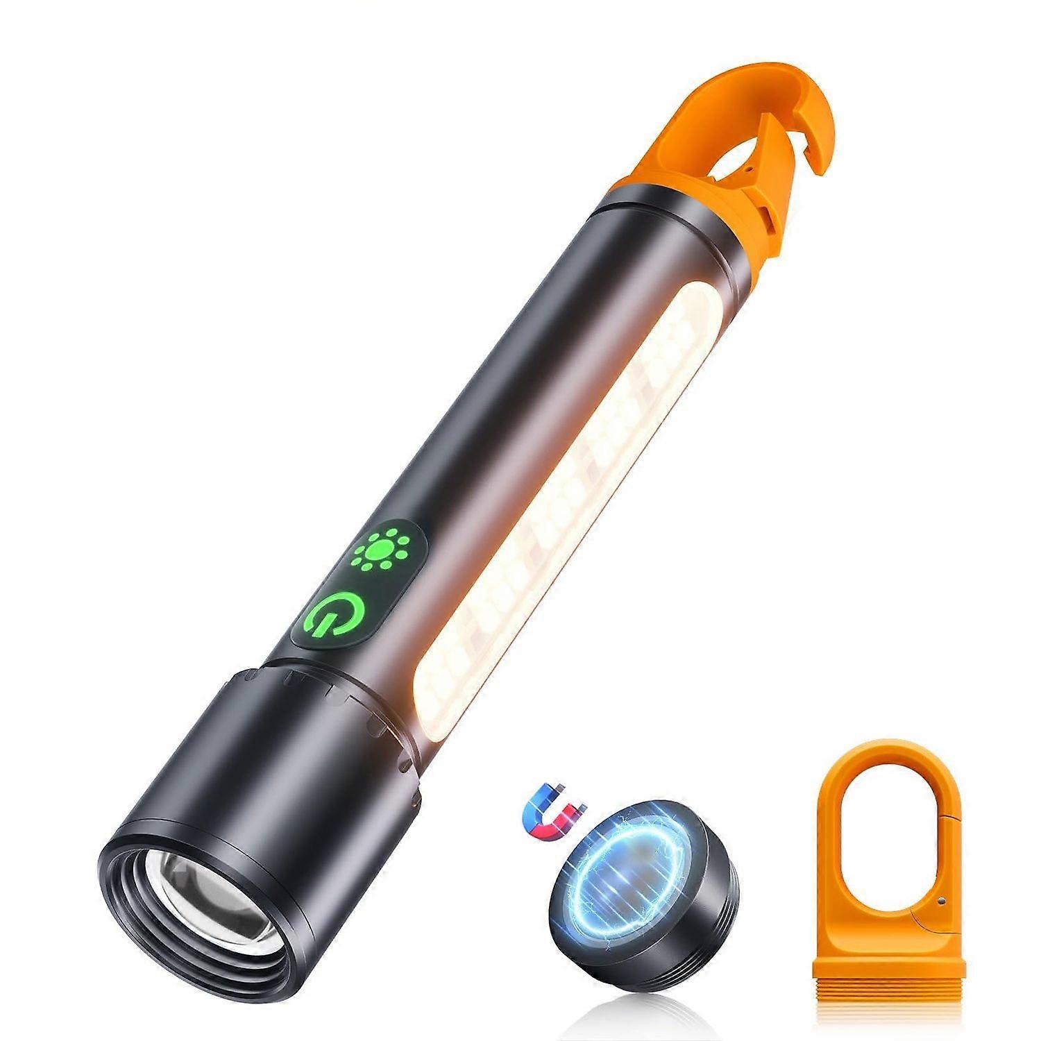 Flashlights High Lumens, 990000 LM Super Bright Rechargeable LED Magnetic Flashlight with 9 Modes & Waterproof, Powerful Flashlight Adjustable, Tactic