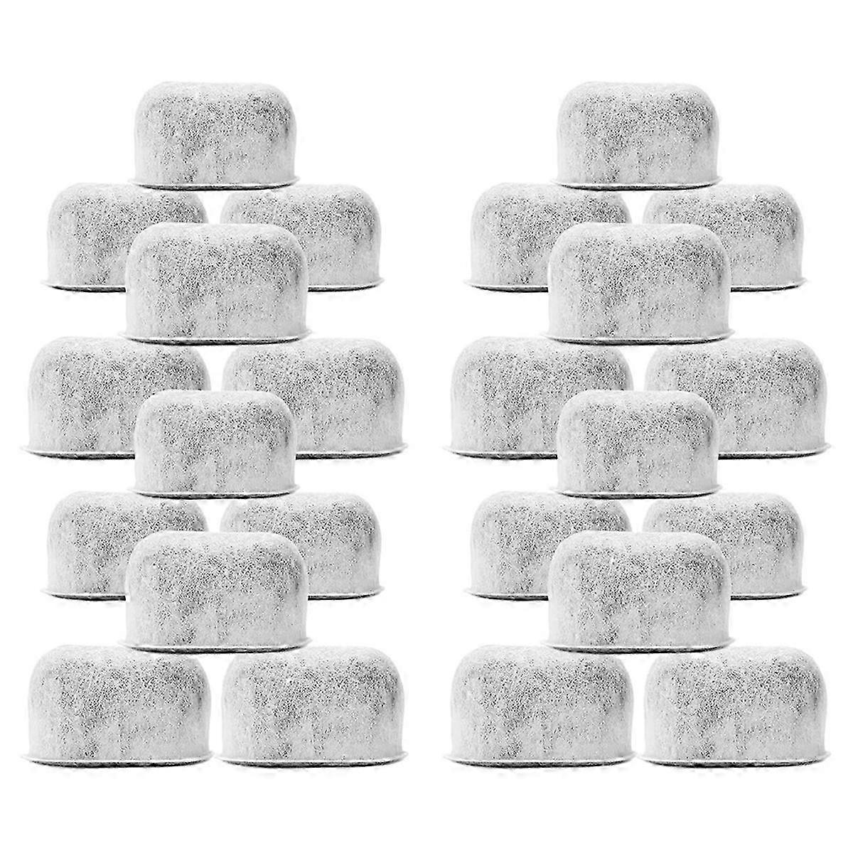 Replacement Charcoal Water Filters for Coffee Machines - 24 Pack for All Brands
