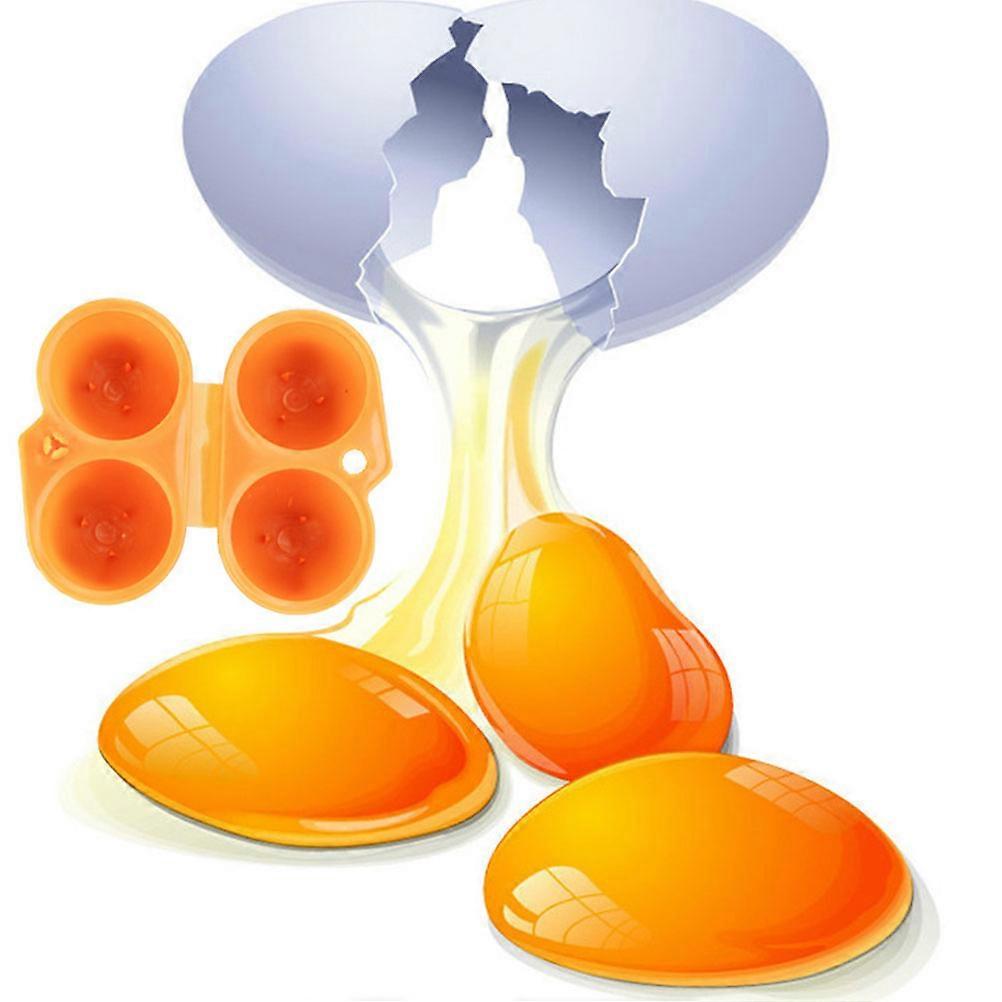 Egg Storage Box 3Pcs Portable Convenient Case For Outdoor Picnic And Camping Egg Protection In Orange Color