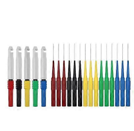 20pcs Test Probe Pins Multimeter Probes Non-Destructive Insulation Wire Piercing Needle Multimeter Wire Piercing Tool For Voltage Voltmeter Thermomete