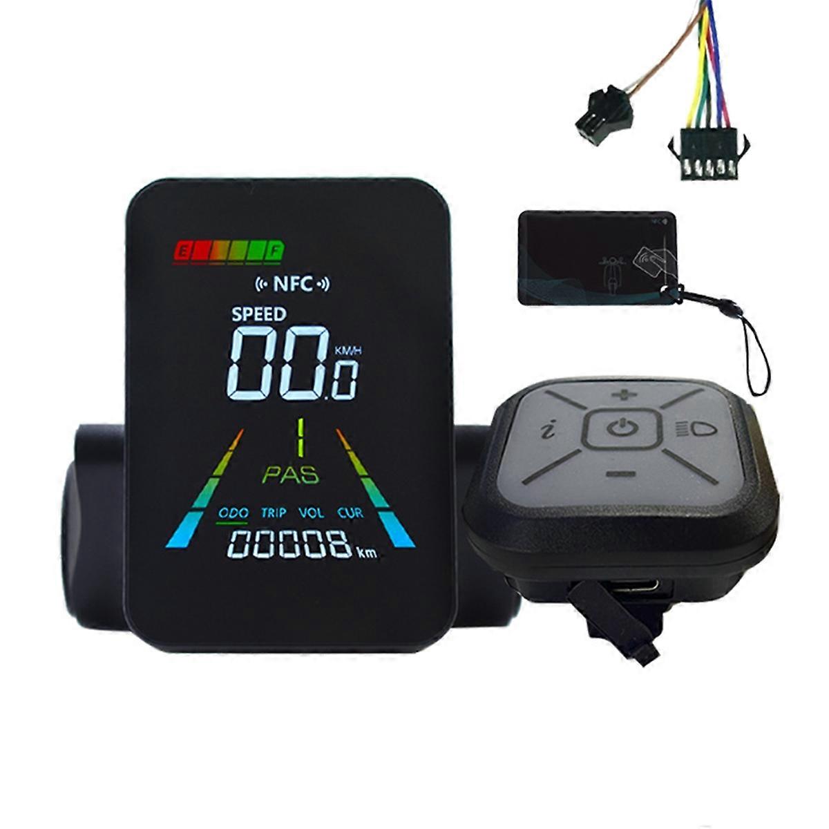 F3 Elektroroller NFC LCD-Display Farbe Animiertes Messgerät