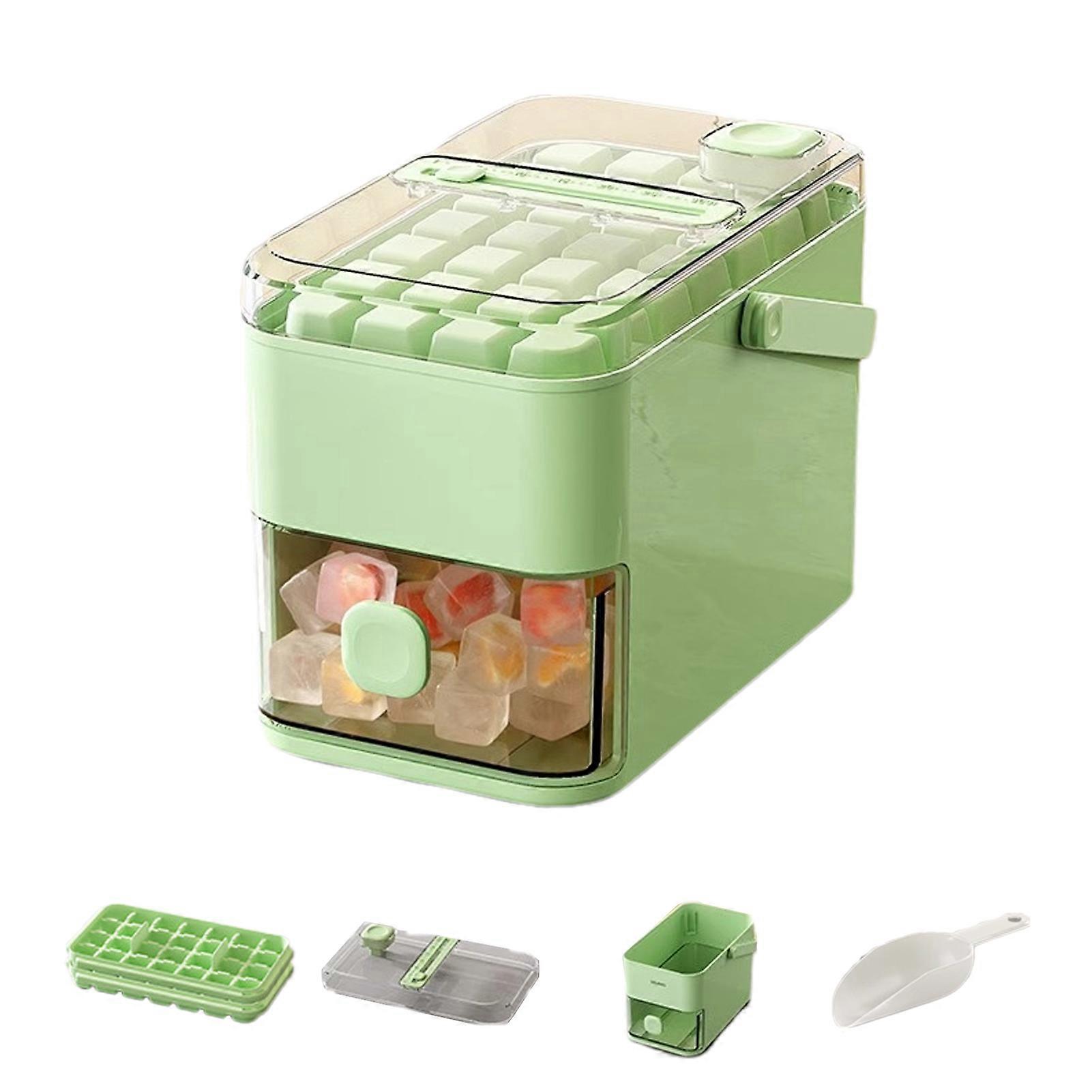 Sturdy Ice Tray With Lid For Low Temperature Freezing Large Capacity Ice Tray Easy Release Ice Maker
