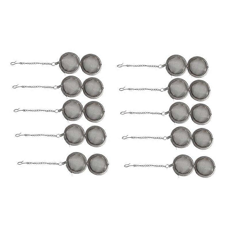 12 Stück Edelstahl Mesh Tea Ball 2 Zoll Tee Infuser Siebe TeeSieb Filter