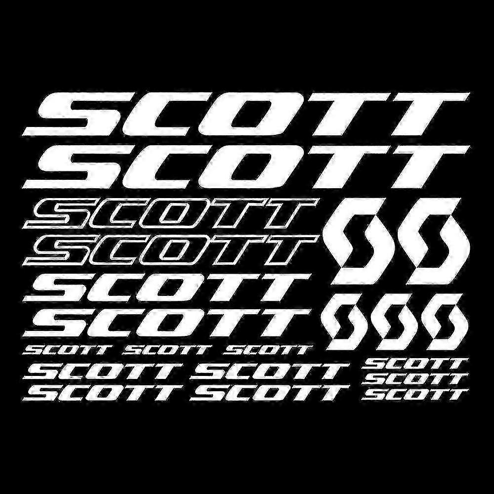 Scott Bike Frame Stickers Sheet 2025